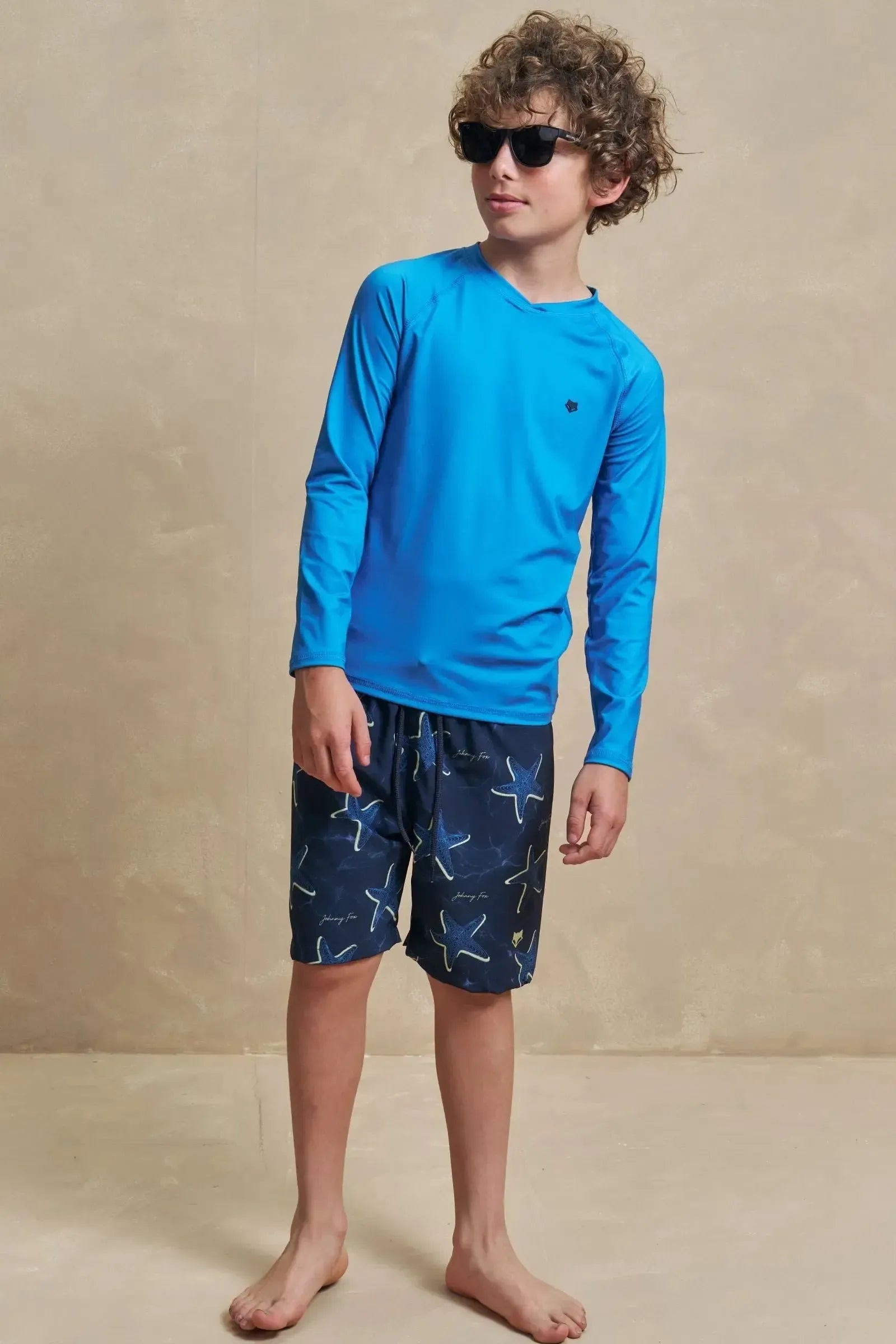 Bermuda em Nylon Ergonomic com Elastano 97302 Johnny Fox Teen Menino