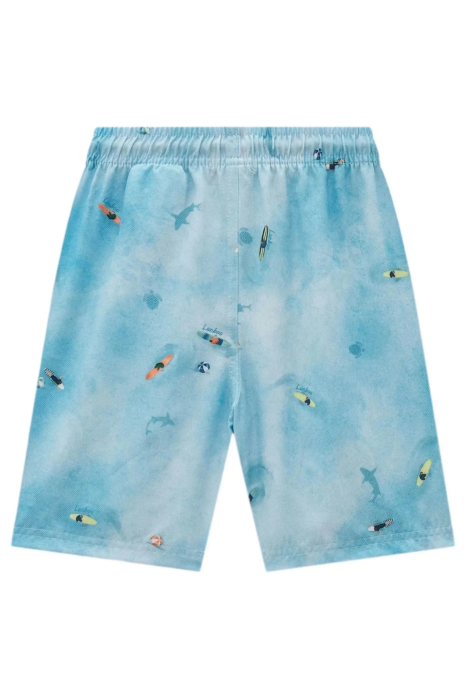 Bermuda em Nylon Ergonomic com Elastano 99569 LucBoo Infantil Menino