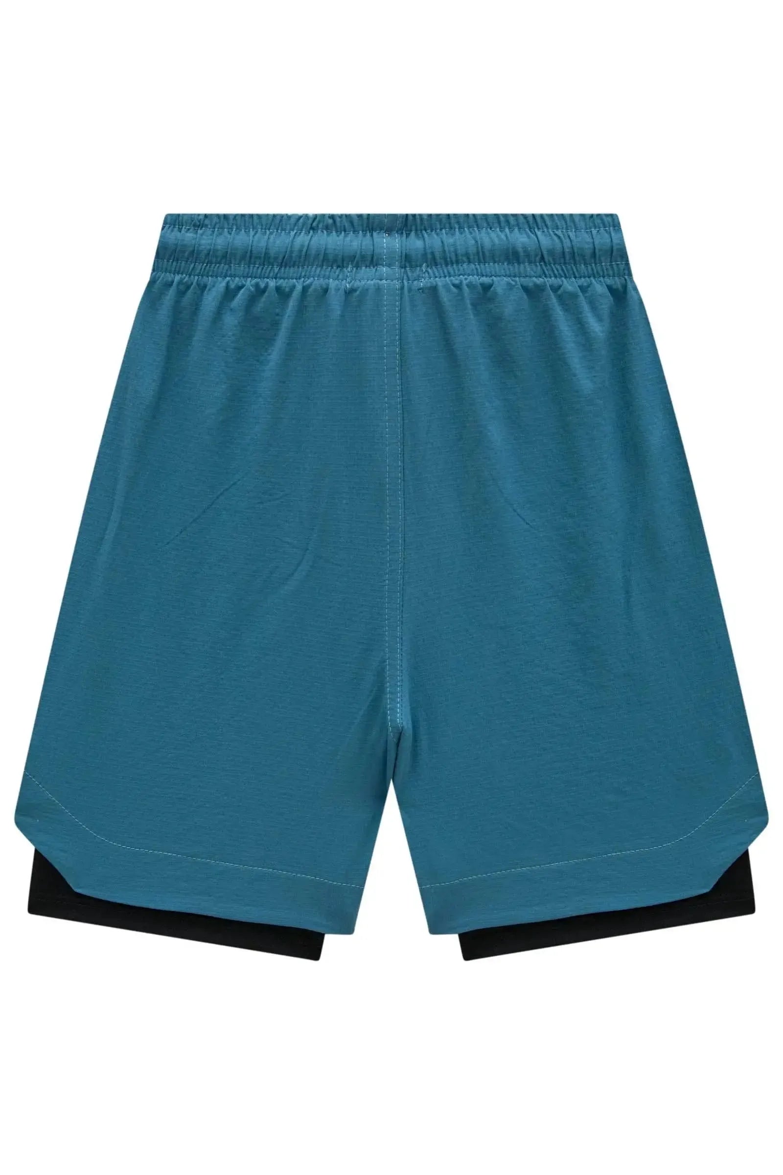 Bermuda em Nylon Ripstop com Elastano e Forro em Malha Sport Dry com Proteção UV50+ 83872 LucBoo Infantil Menino