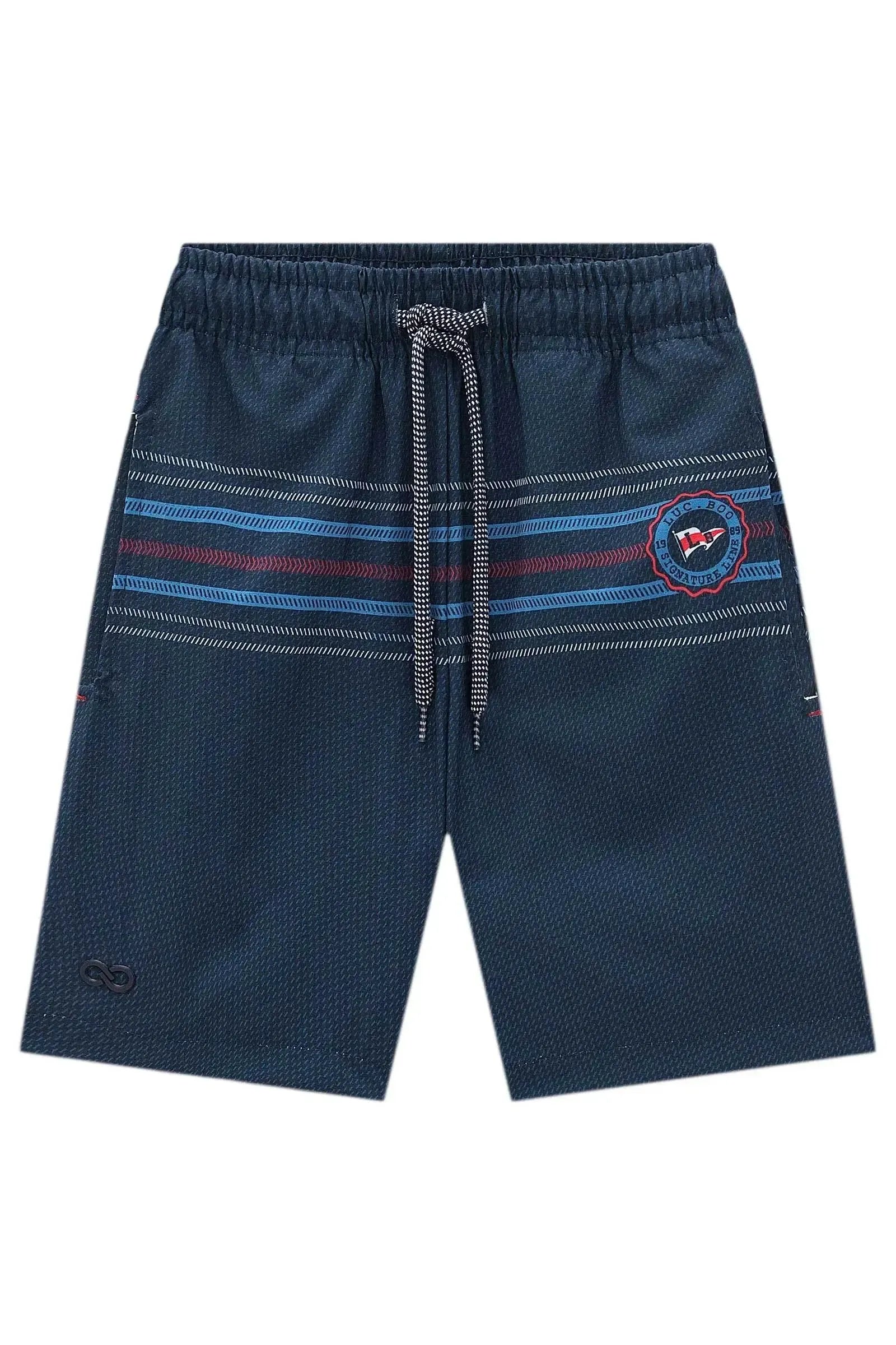 Bermuda em Ripstop Air Flex com Elastano 98400 LucBoo Infantil Menino