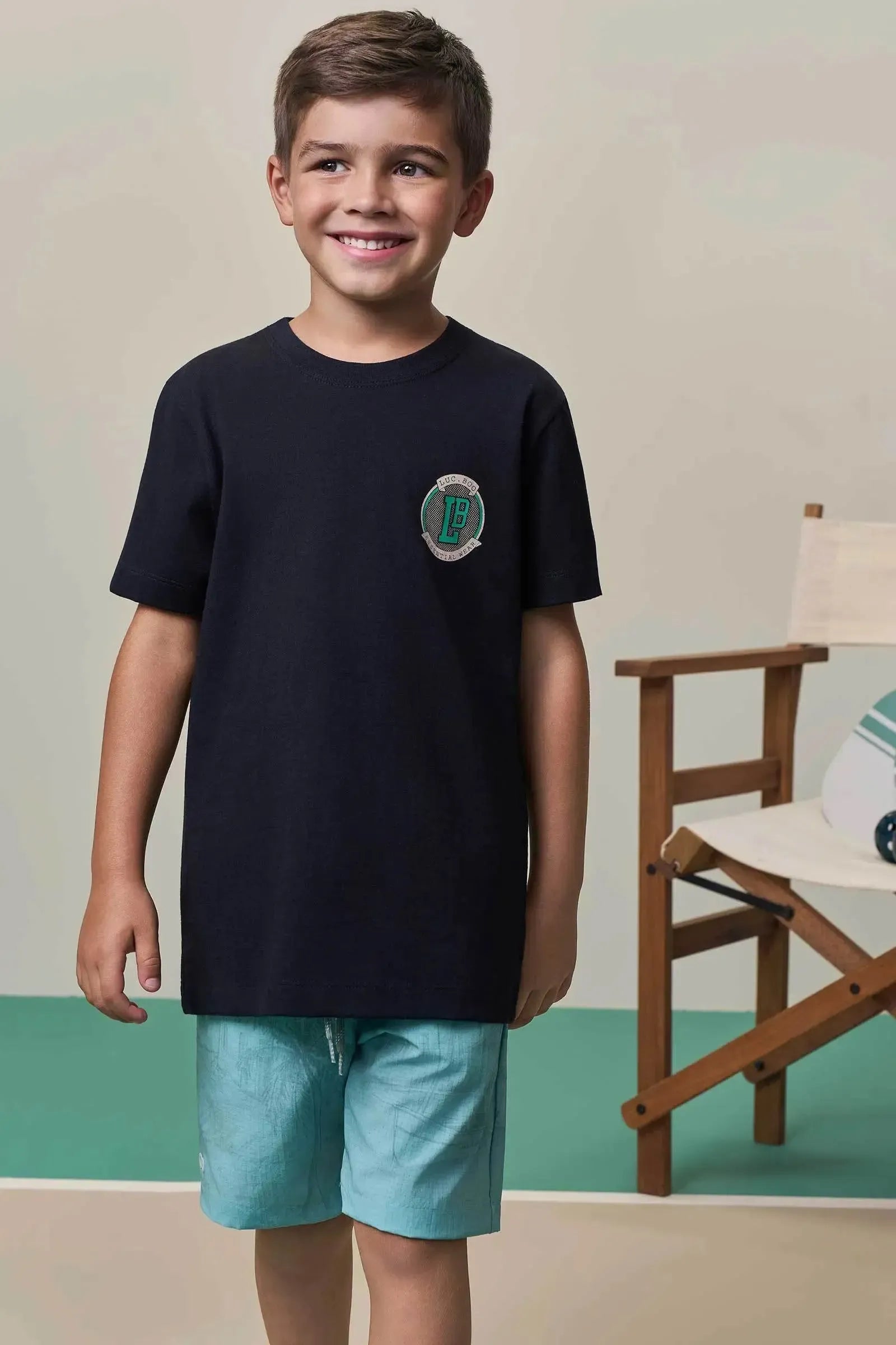 Bermuda em Ripstop Air Flex com Elastano 98400 LucBoo Infantil Menino