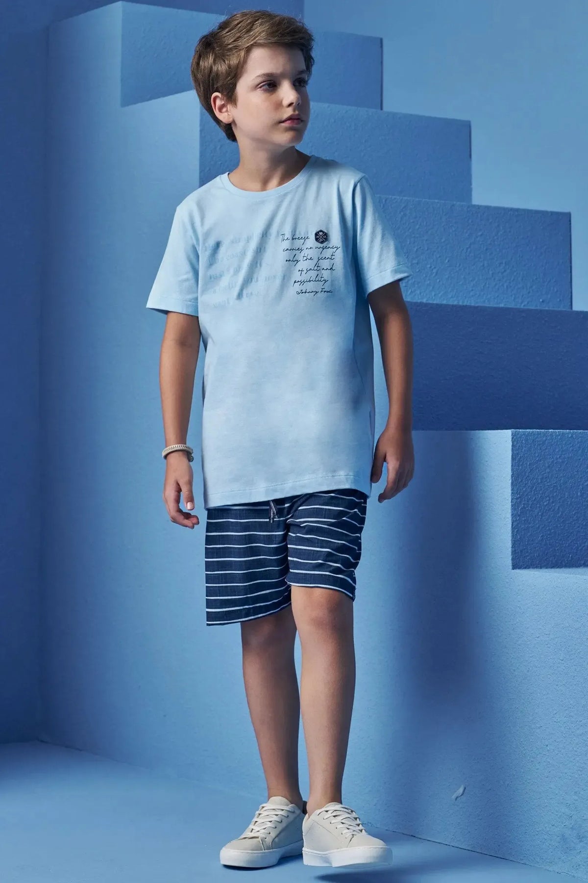 Bermuda em Ripstop Airflex com Elastano 98679 Johnny Fox Teen Menino