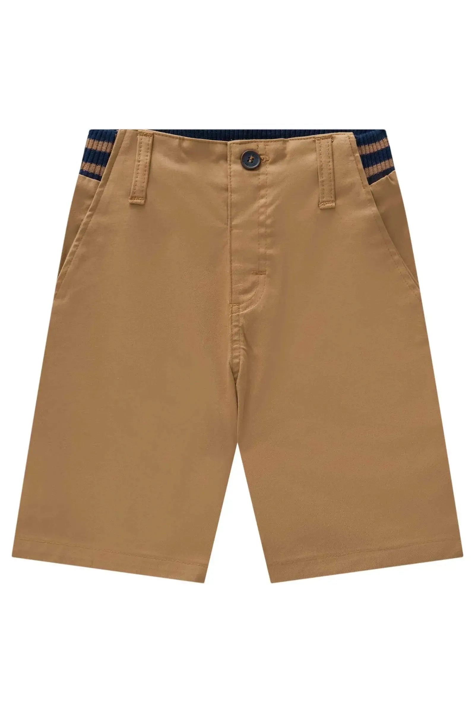 Bermuda em Sarja Caribe com Elastano 84249 LucBoo Infantil Menino