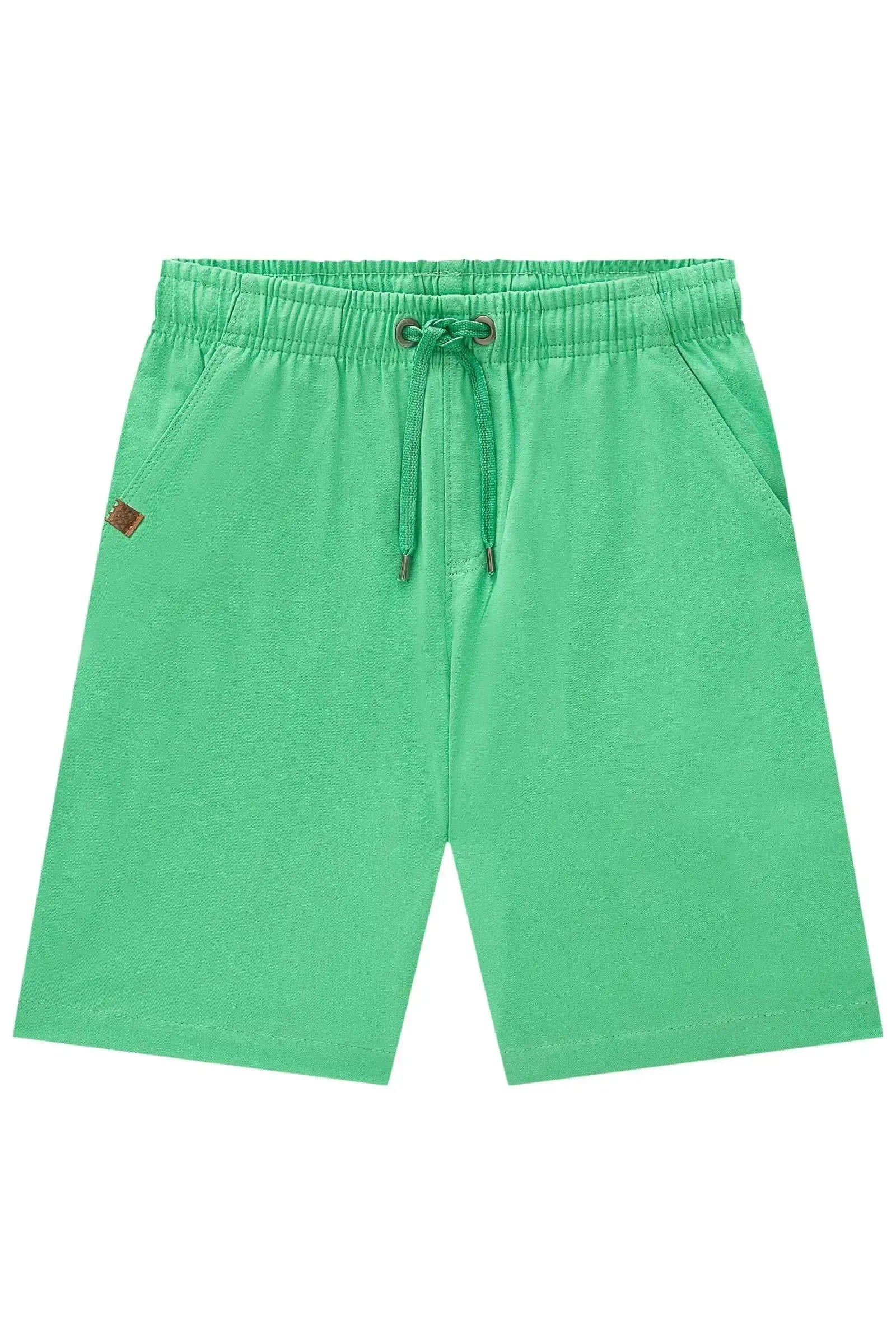 Bermuda em Sarja Girassol com Elastano 87050 Johnny Fox Teen Menino