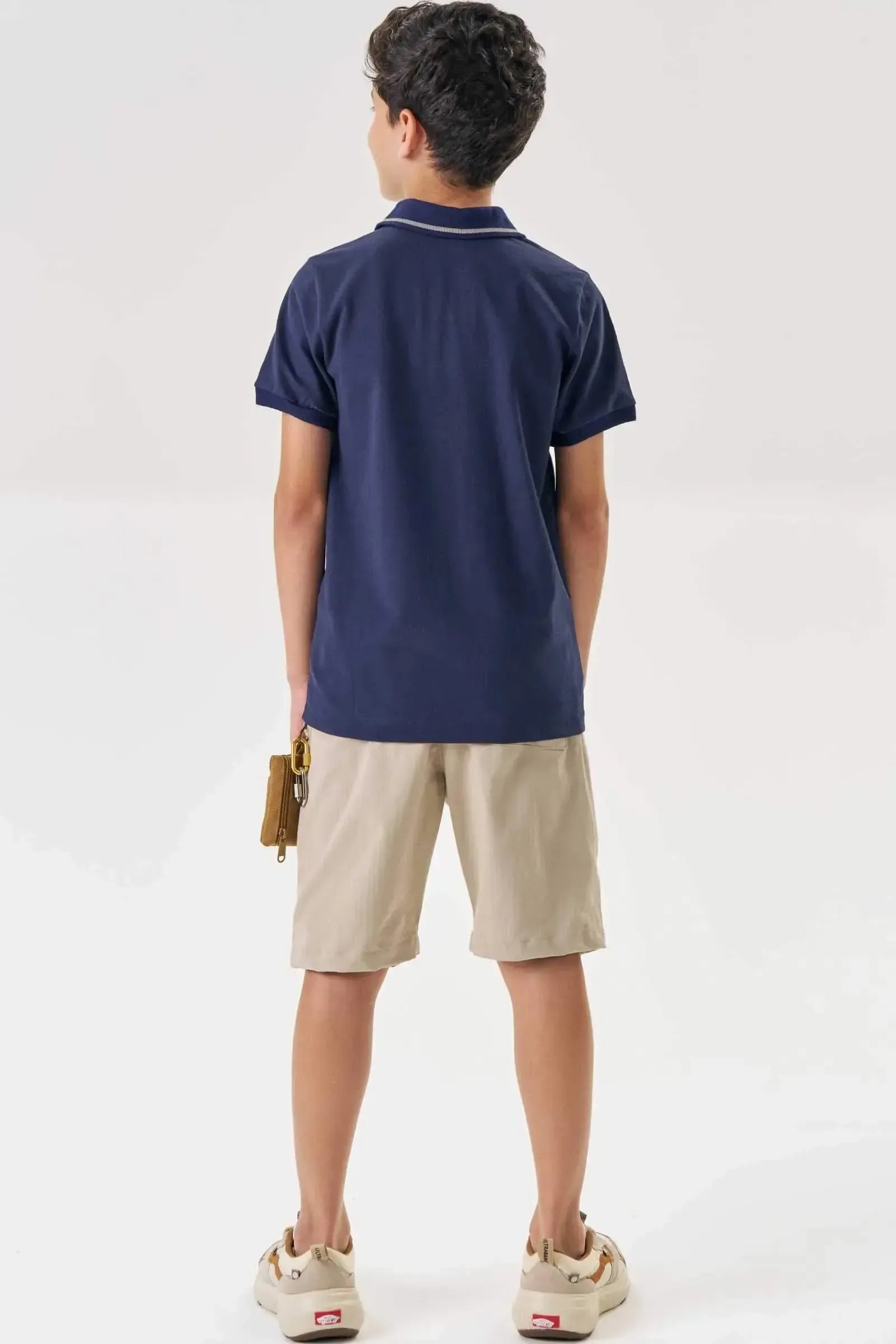 Bermuda em Sarja Girassol com Elastano 87050 Johnny Fox Teen Menino