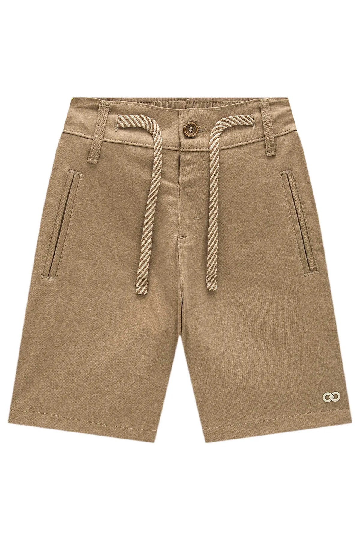Bermuda em Sarja Girassol com Elastano 98405 LucBoo Infantil Menino