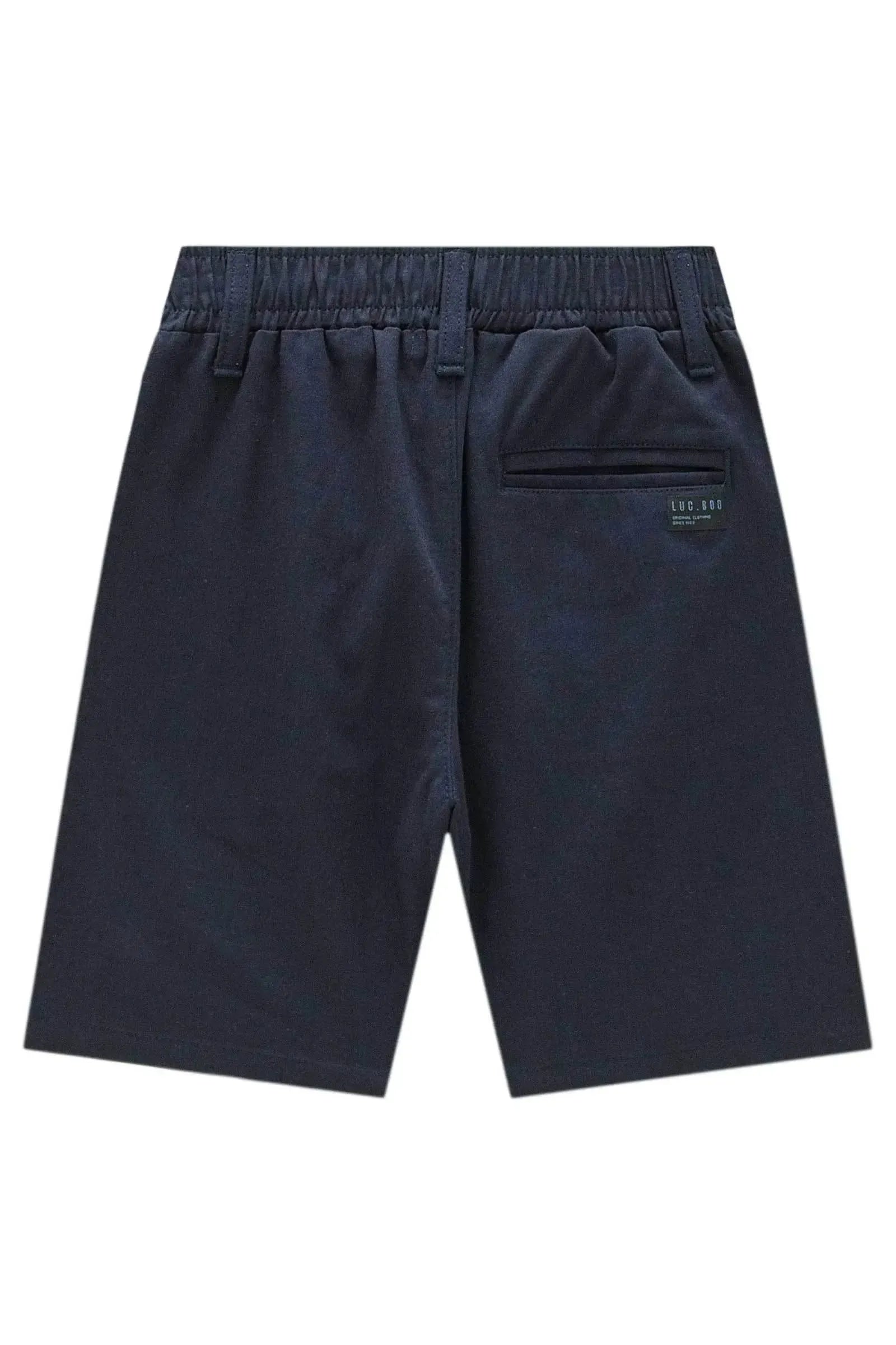 Bermuda em Sarja Girassol com Elastano 98405 LucBoo Infantil Menino