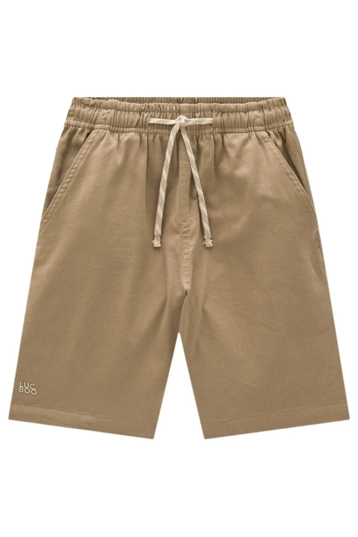 Bermuda em Sarja Girassol com Elastano 99644 LucBoo Infantil Menino