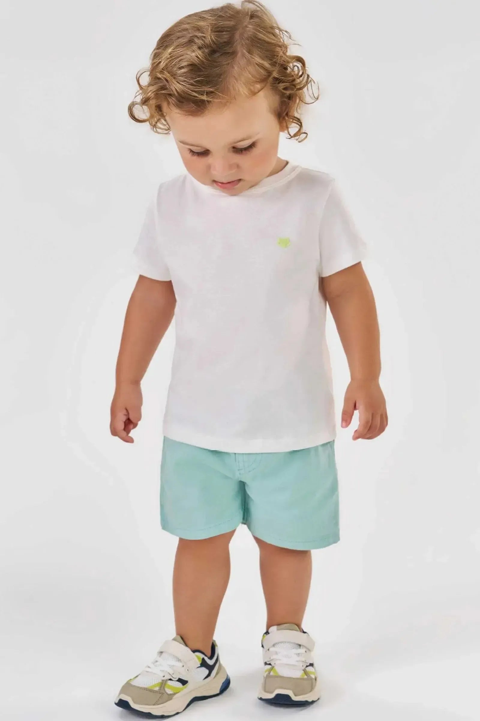 Bermuda em Sarja Ônix com Elastano 86880 Johnny Fox Bebê Menino