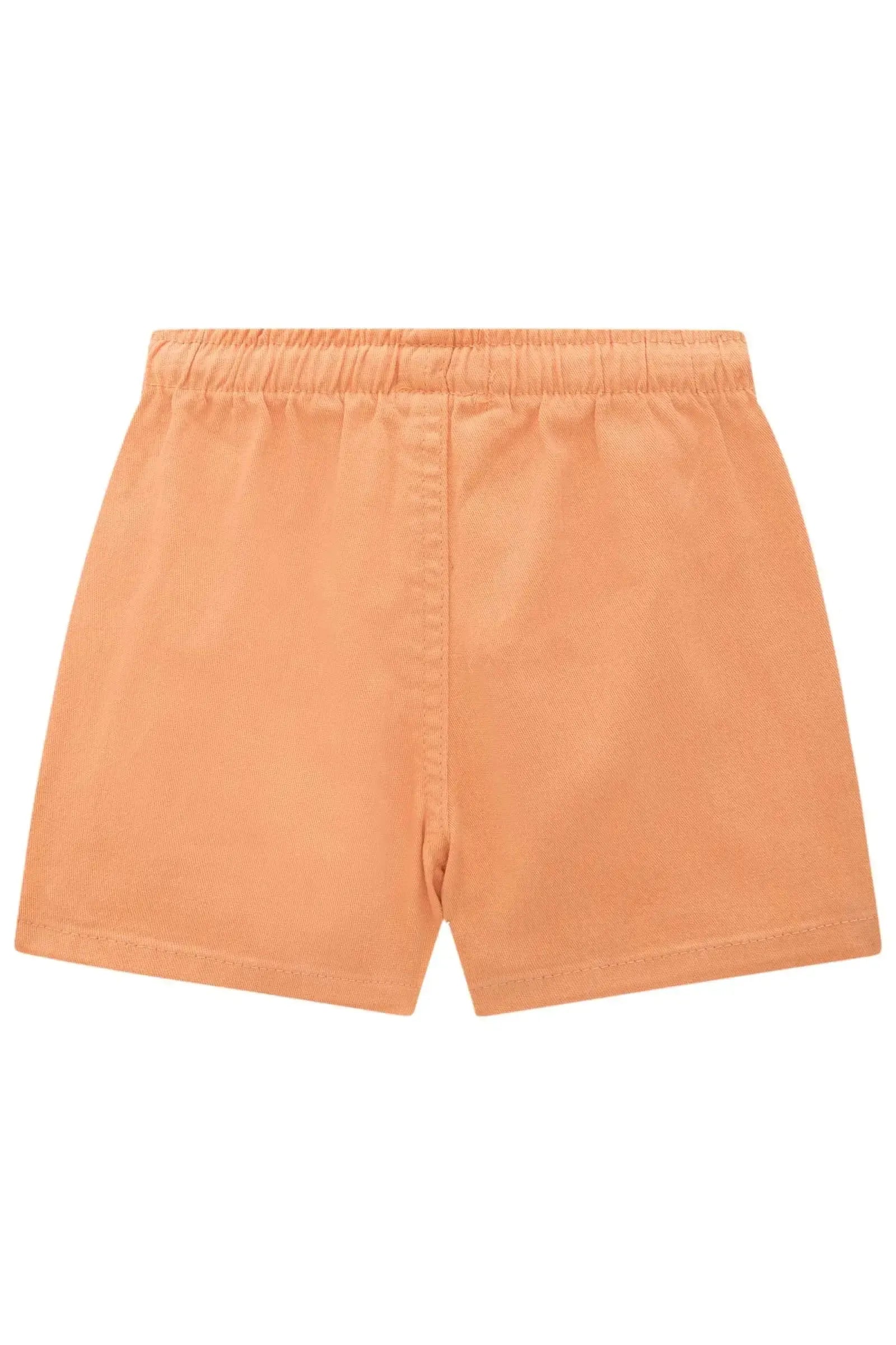 Bermuda em Sarja Ônix com Elastano 86880 Johnny Fox Bebê Menino