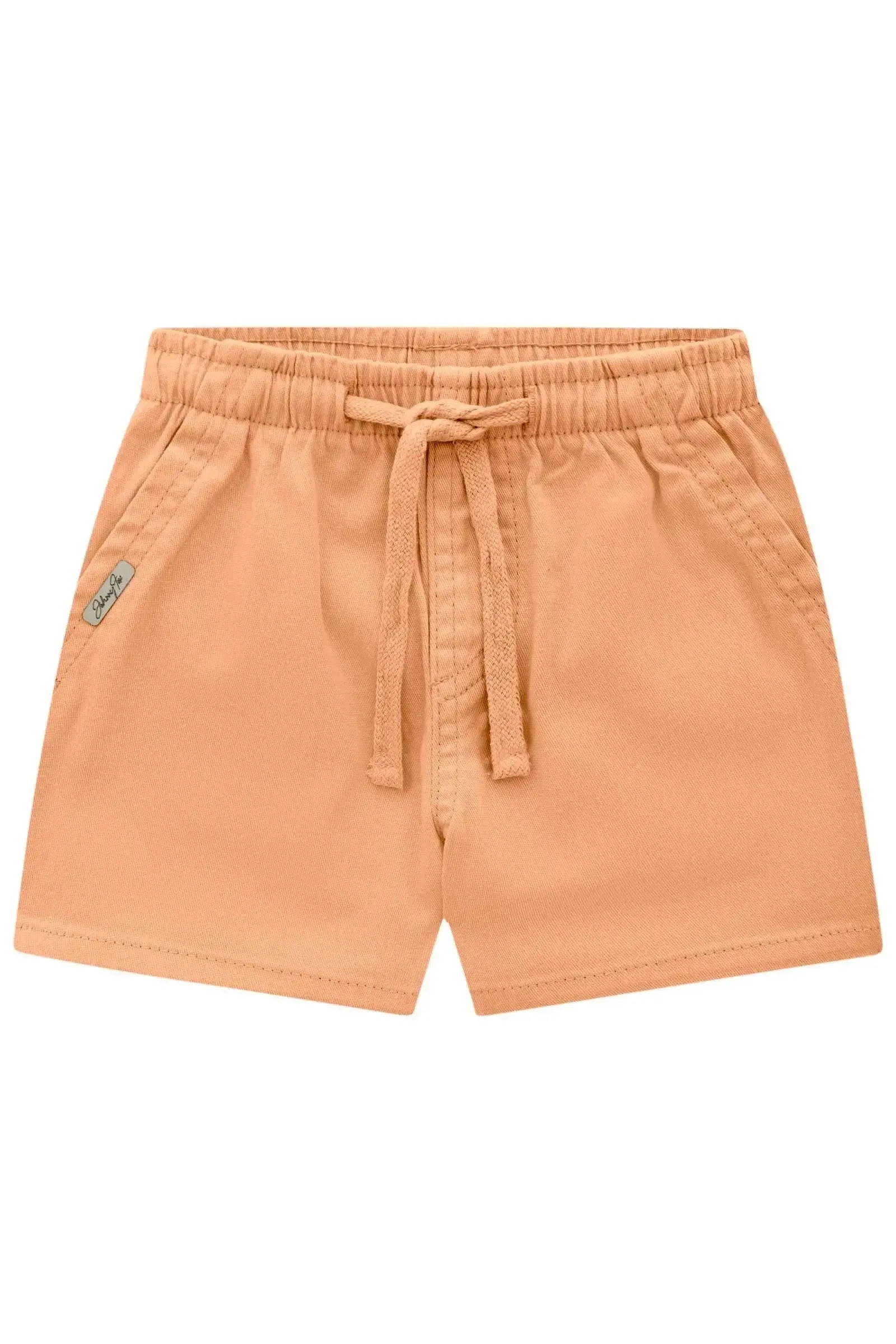 Bermuda em Sarja Ônix com Elastano 86880 Johnny Fox Bebê Menino