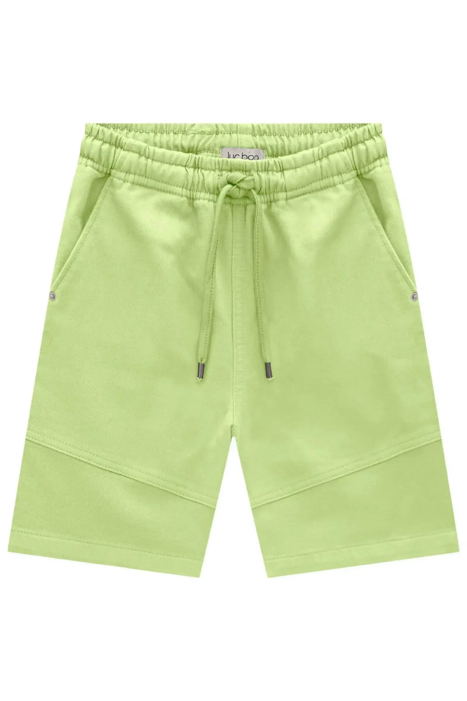 Bermuda em Sarja Soft com Elastano 84491 LucBoo Infantil Menino