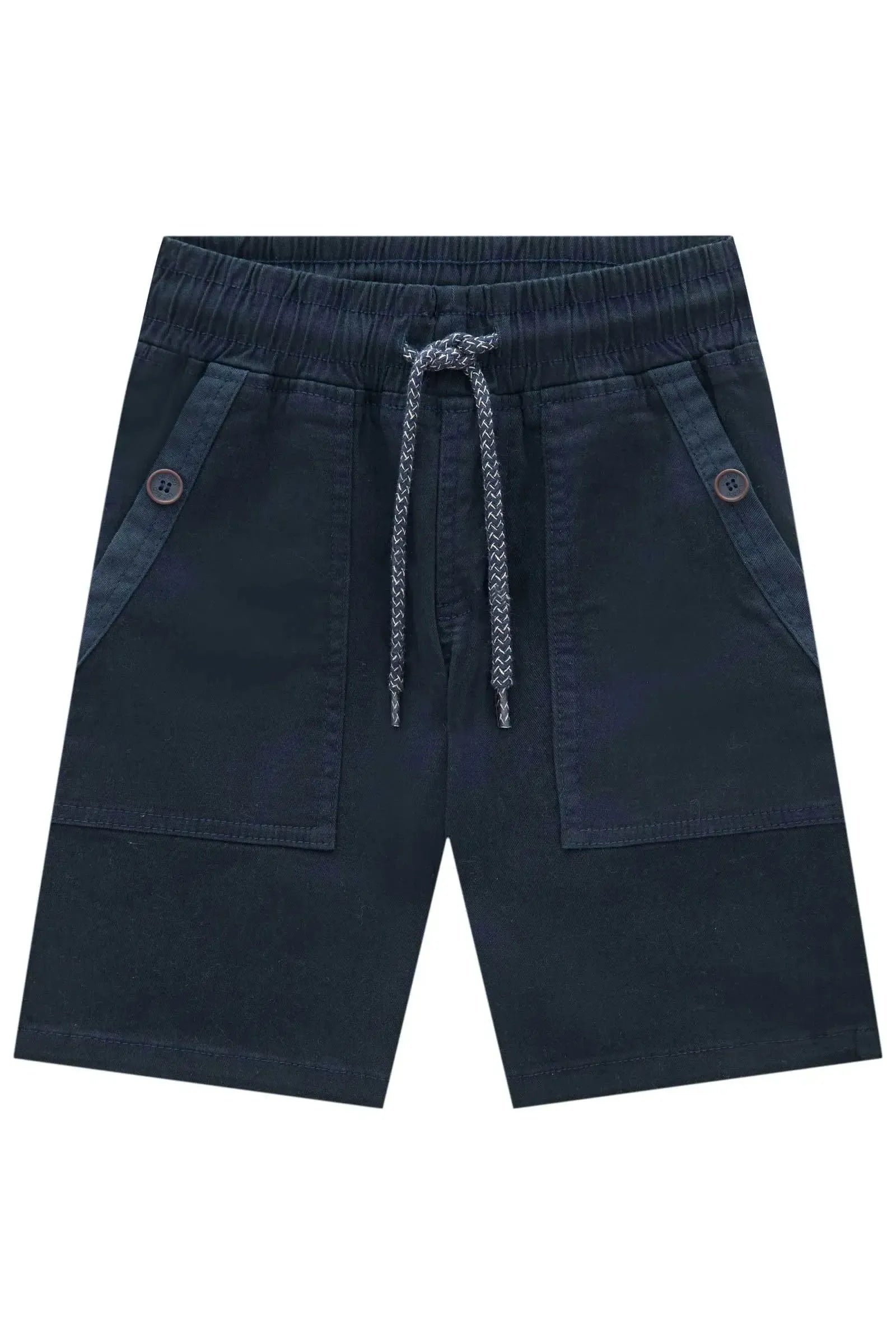 Bermuda em Sarja Stretch com Elastano 93676 LucBoo Infantil Menino