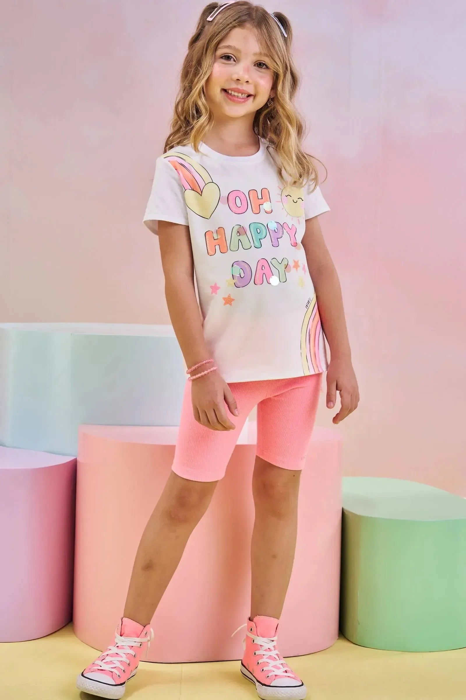 Biker em Canelado Liz 82828 Infanti Infantil Menina