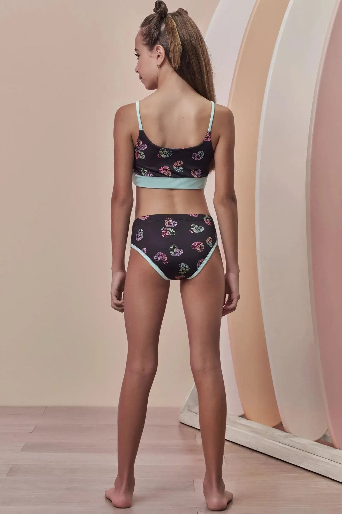 Biquíni em Malha com Proteção UV50 99494 Vic Teen Menina