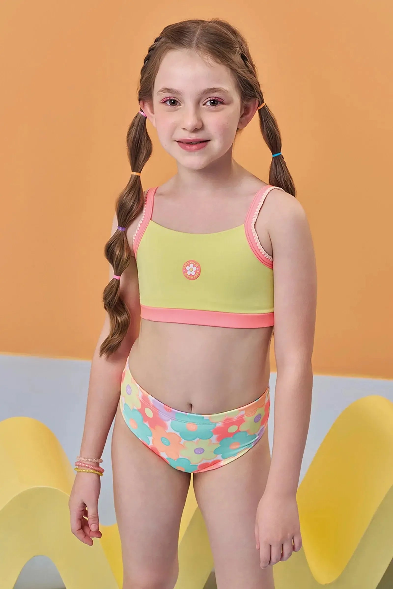 Biquíni em Malha com Proteção UV50+ 96543 Kukiê Infantil Menina