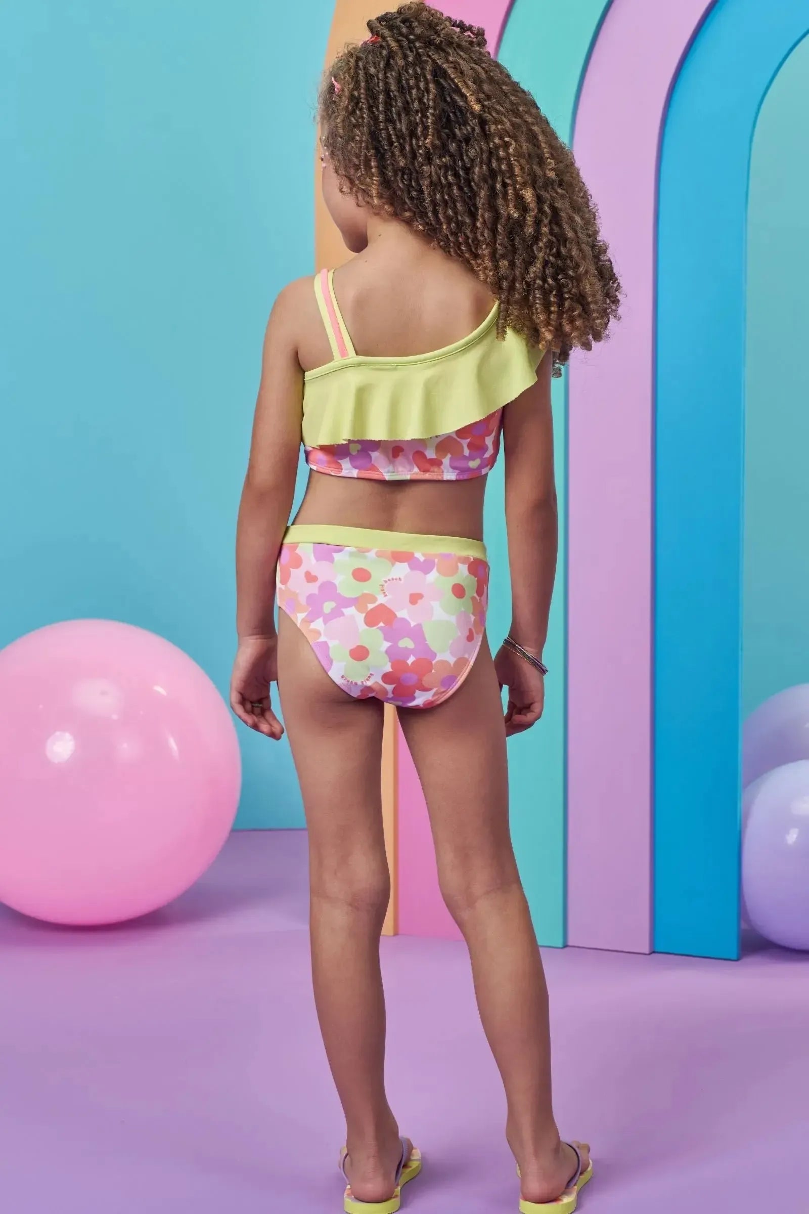 Biquíni em Malha com Proteção UV50+ 99514 Kukiê Infantil Menina