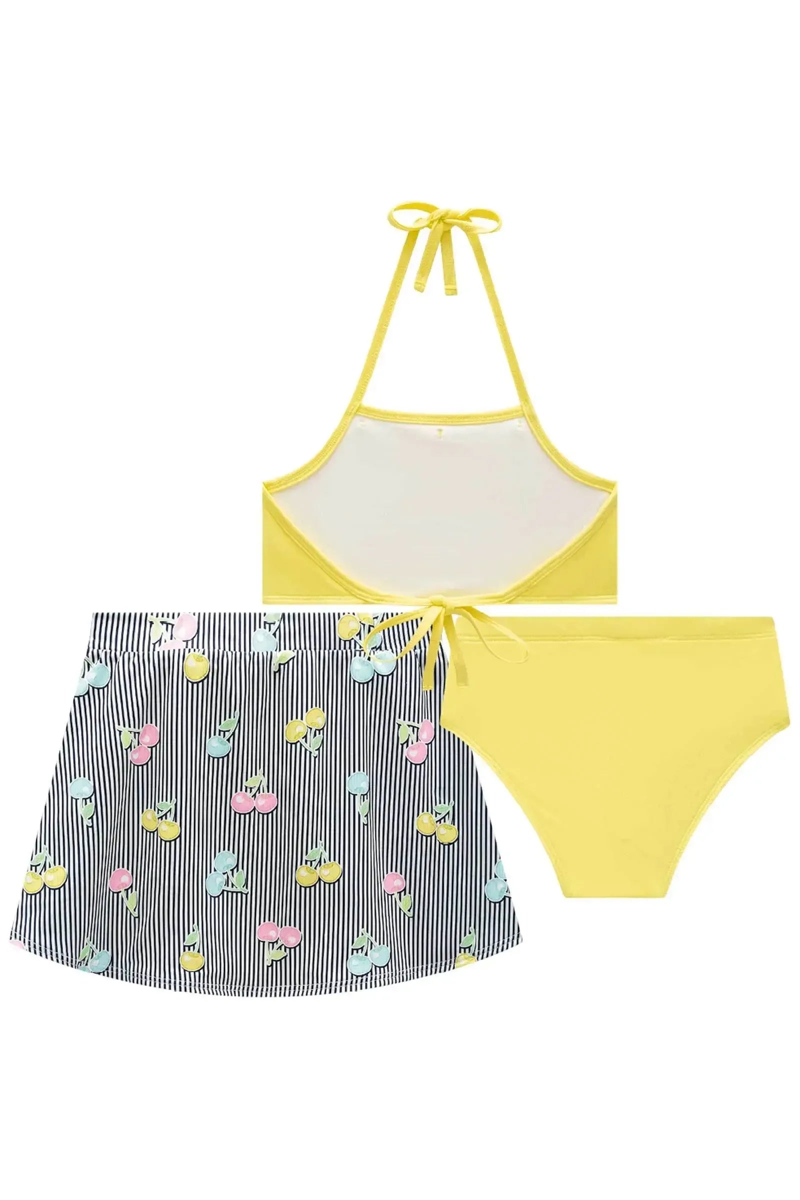 Biquíni em Malha com Proteção UV50+ e Saia em Tule 84959 Infanti Infantil Menina