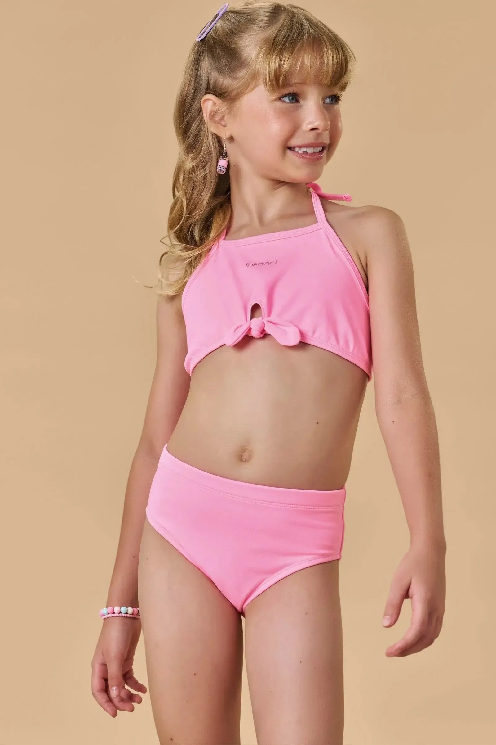 Biquíni em Malha Poliamida com Proteção UV 50+ 87400 Infanti Infantil Menina