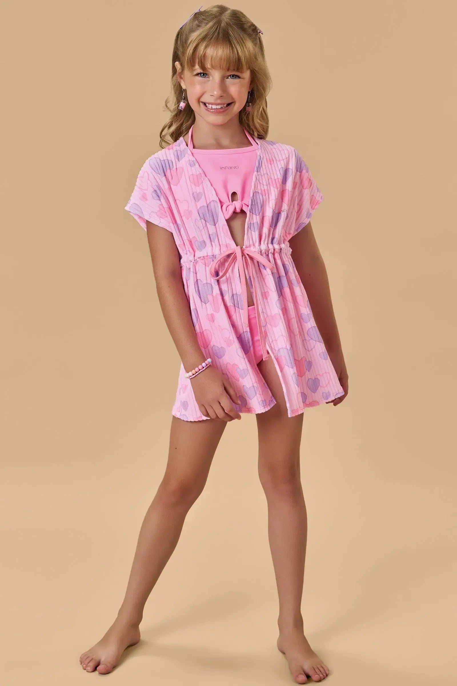 Biquíni em Malha Poliamida com Proteção UV 50+ 87400 Infanti Infantil Menina