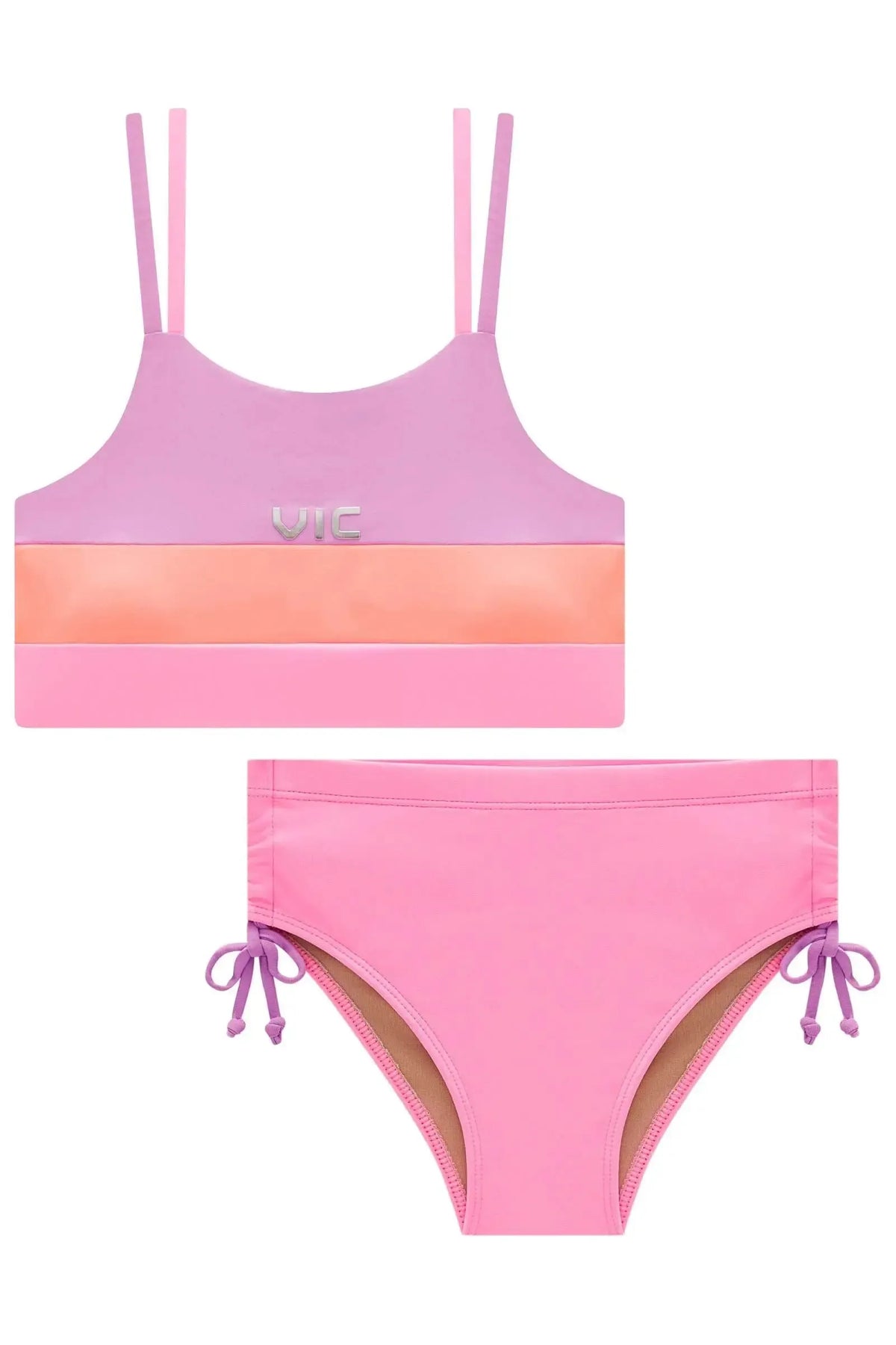 Biquíni em Malha Poliamida UV50 99482 Vic Teen Menina