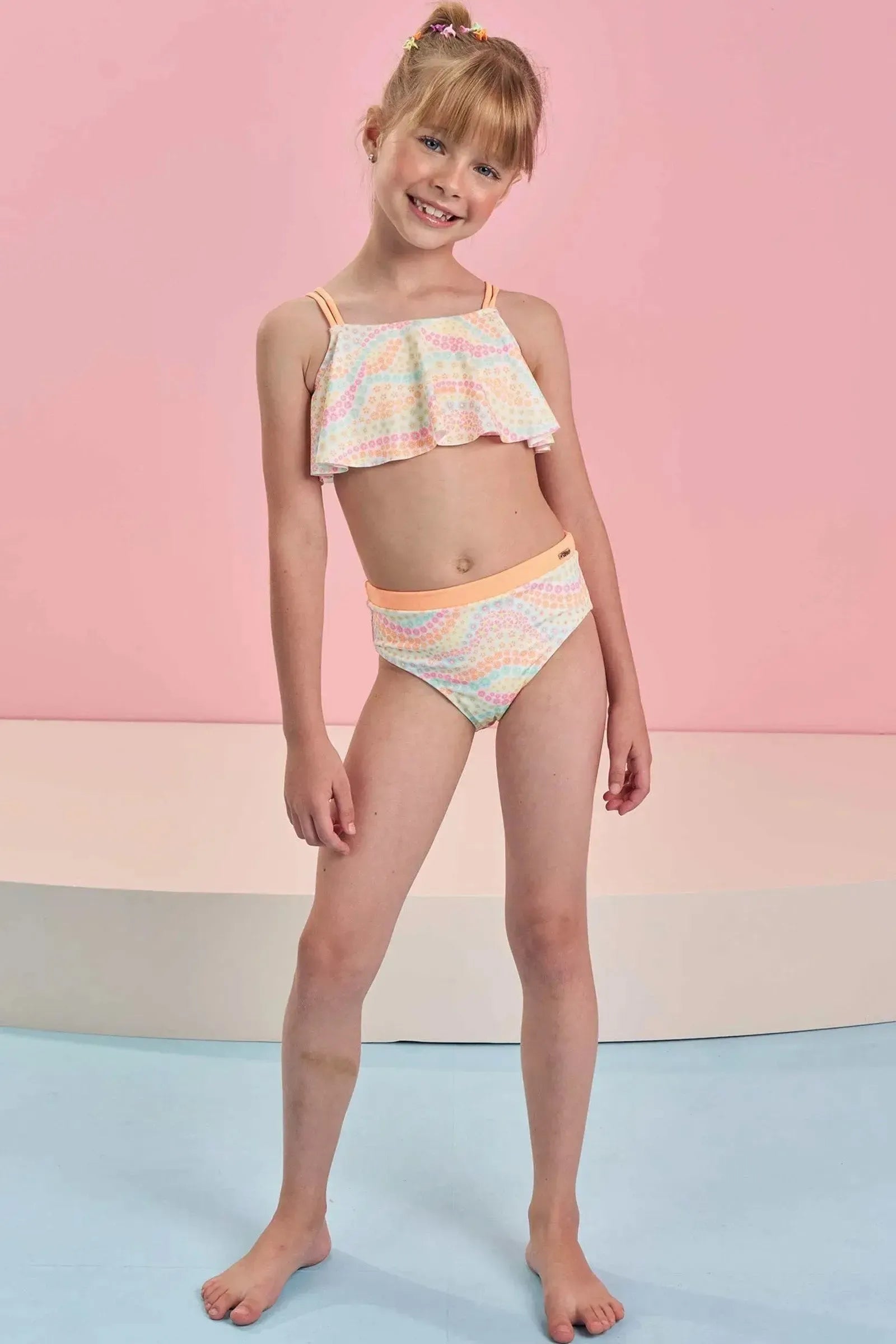 Biquíni em Malha Uv Dry com Proteção Uv 50+ 84492 Infanti Infantil Menina