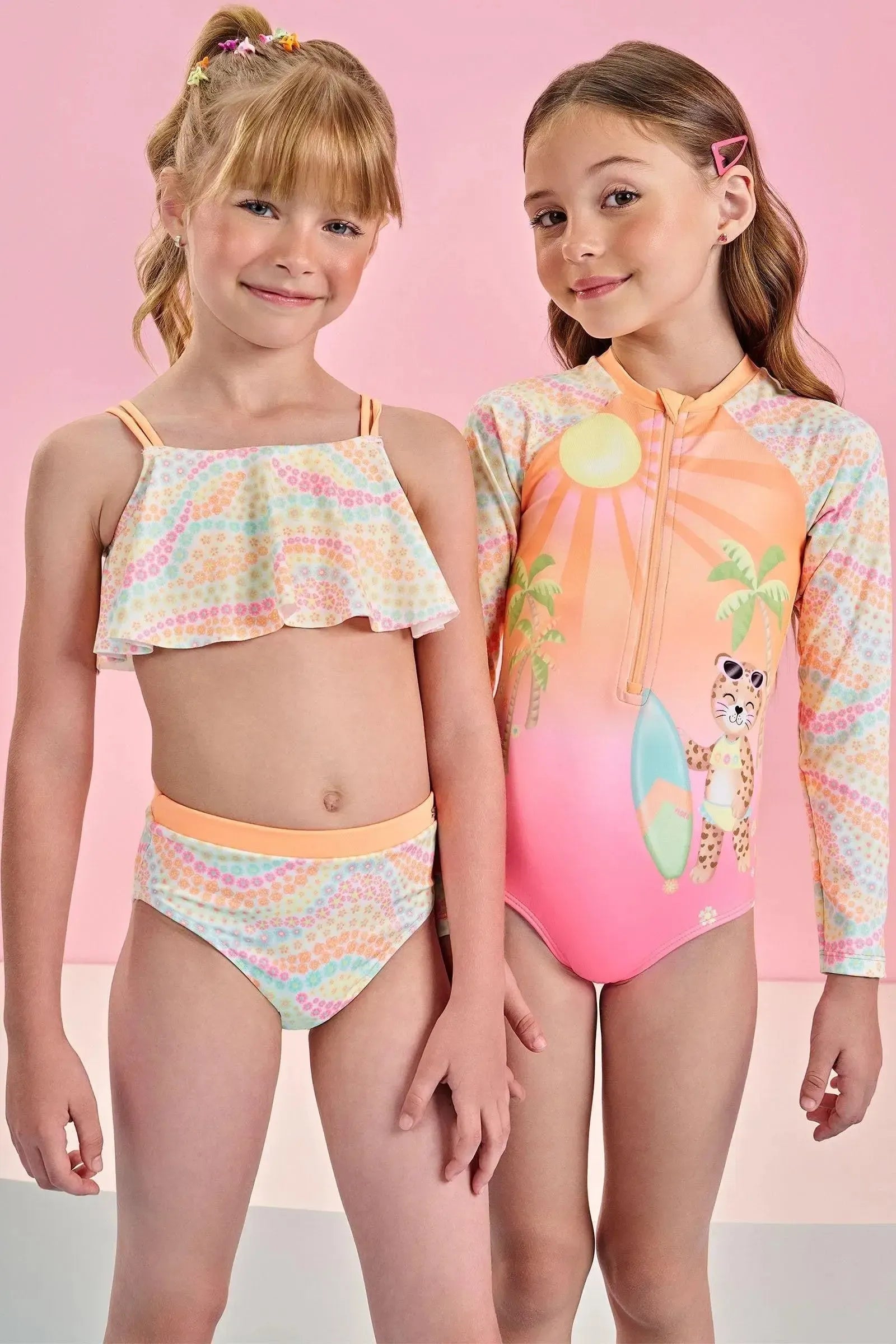 Biquíni em Malha Uv Dry com Proteção Uv 50+ 84492 Infanti Infantil Menina