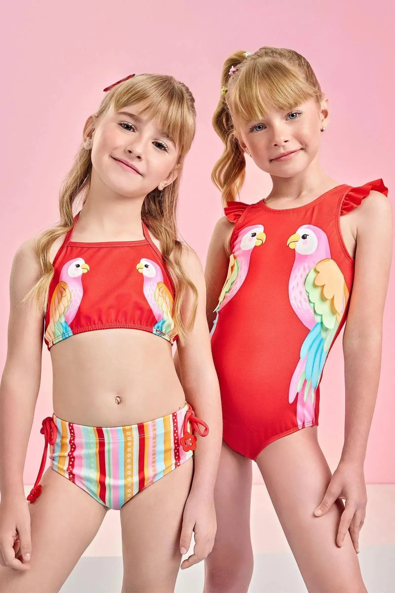 Biquíni em Malha Uv Dry com Proteção Uv 50+ 84516 Infanti Infantil Menina