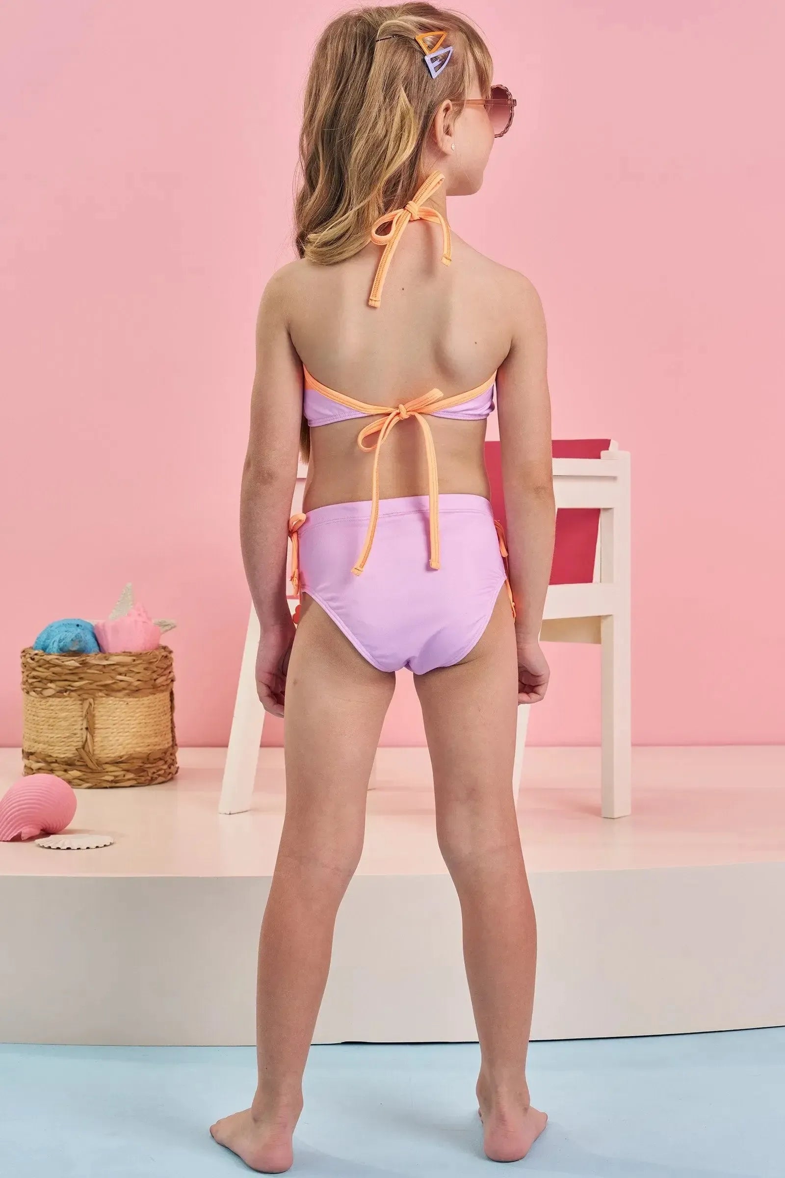 Biquíni em Malha Uv Dry com Proteção Uv 50+ 84516 Infanti Infantil Menina