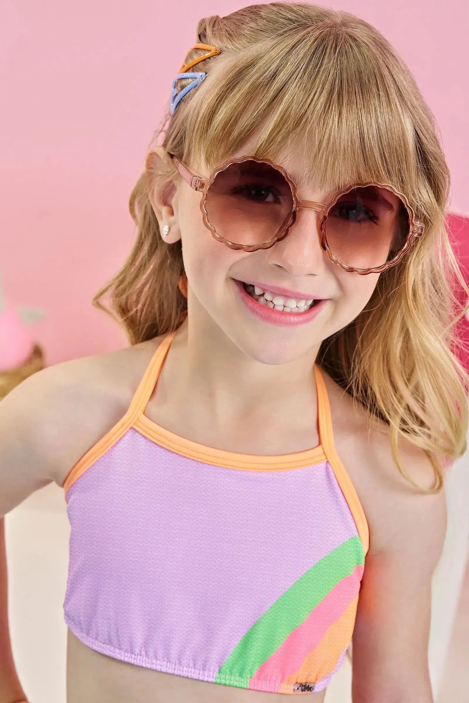 Biquíni em Malha Uv Dry com Proteção Uv 50+ 84516 Infanti Infantil Menina