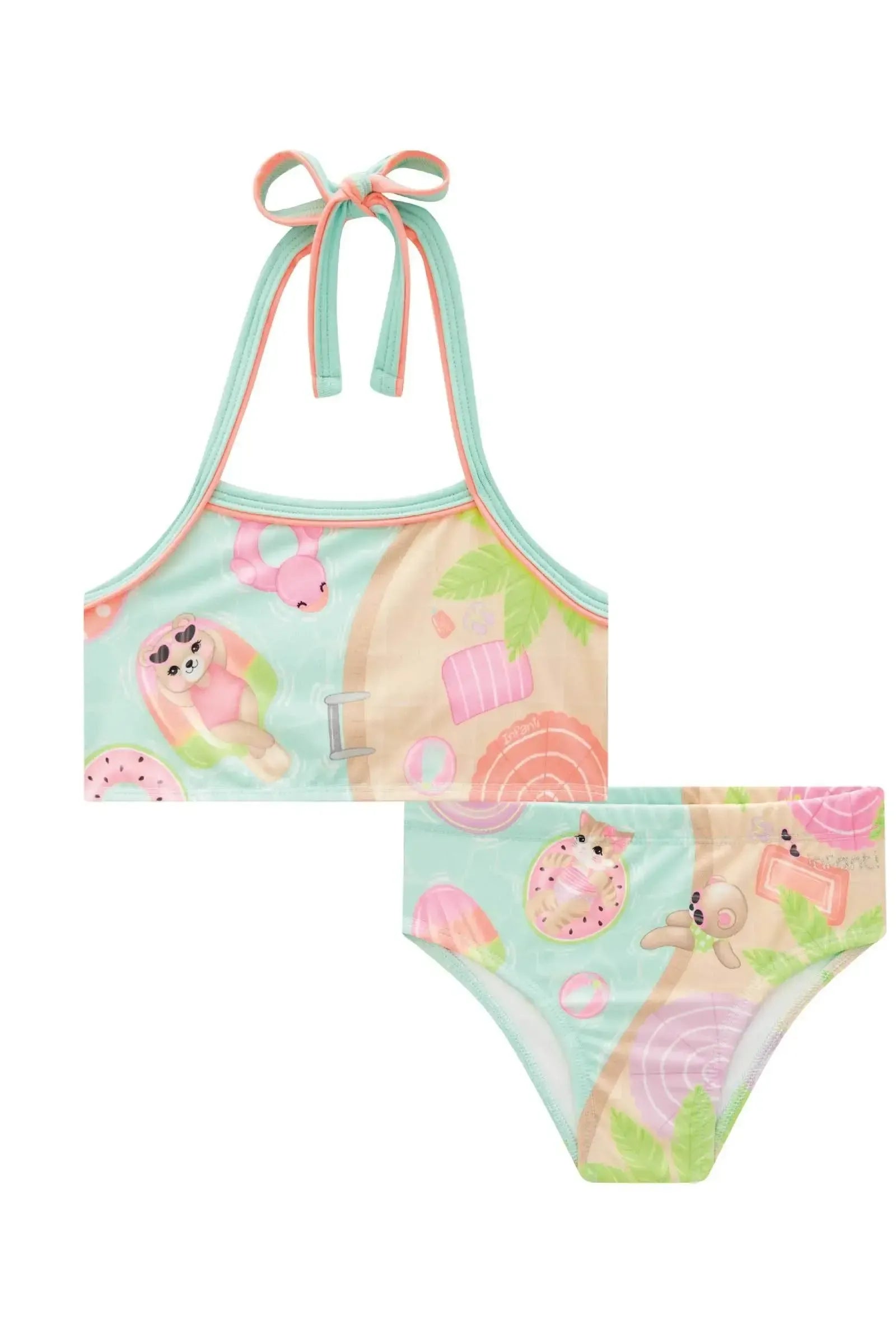 Biquíni em Malha UV Dry com Proteção UV 50+ 87792 Infanti Infantil Menina