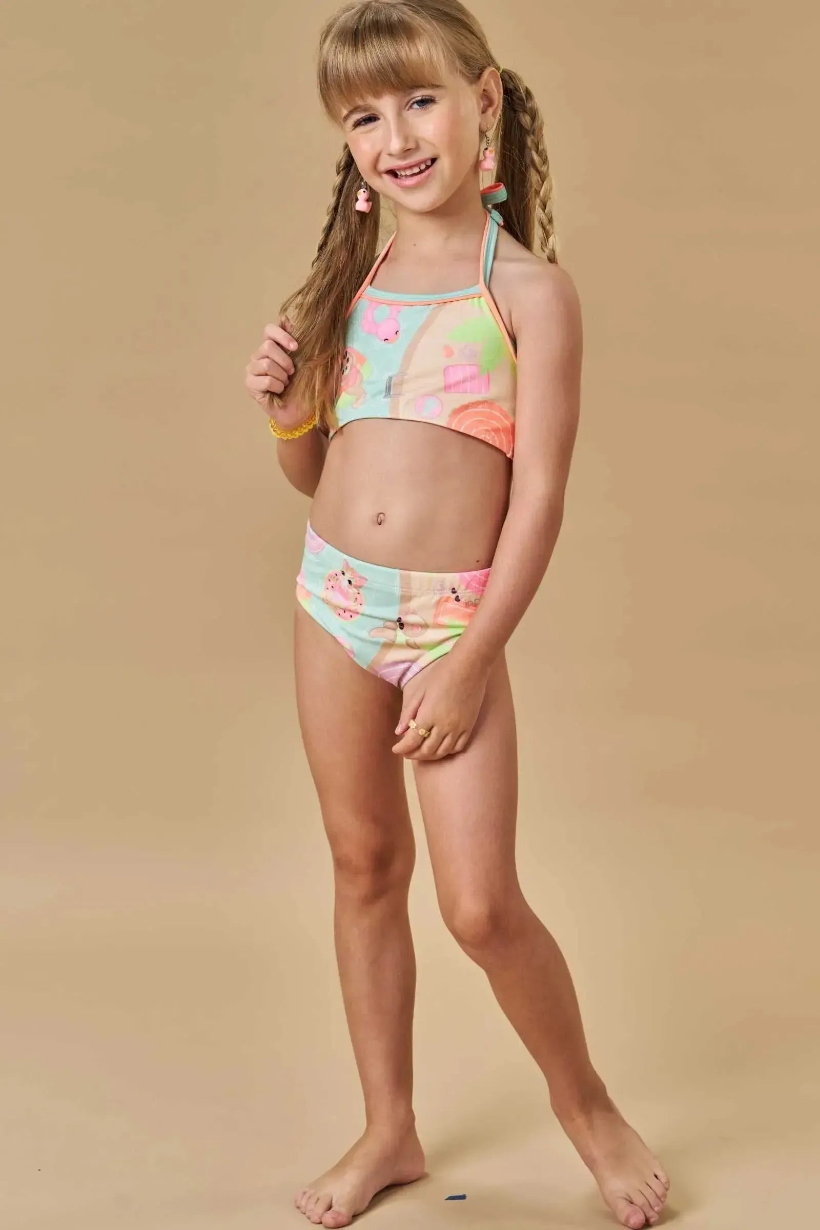 Biquíni em Malha UV Dry com Proteção UV 50+ 87792 Infanti Infantil Menina