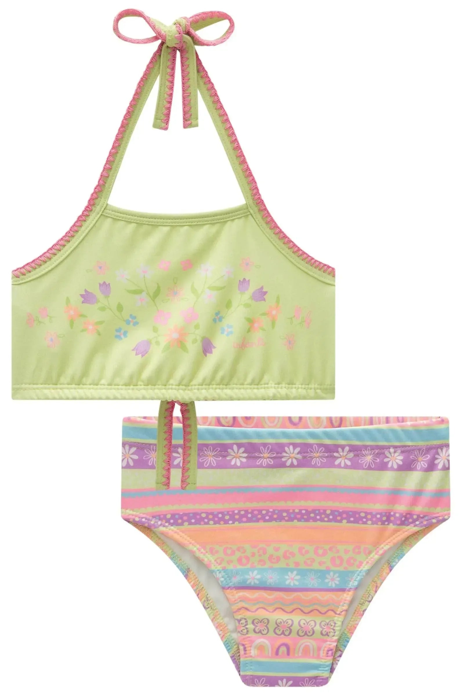 Biquíni em Malha UV Dry com Proteção UV 50+ 95933 Infanti Infantil Menina