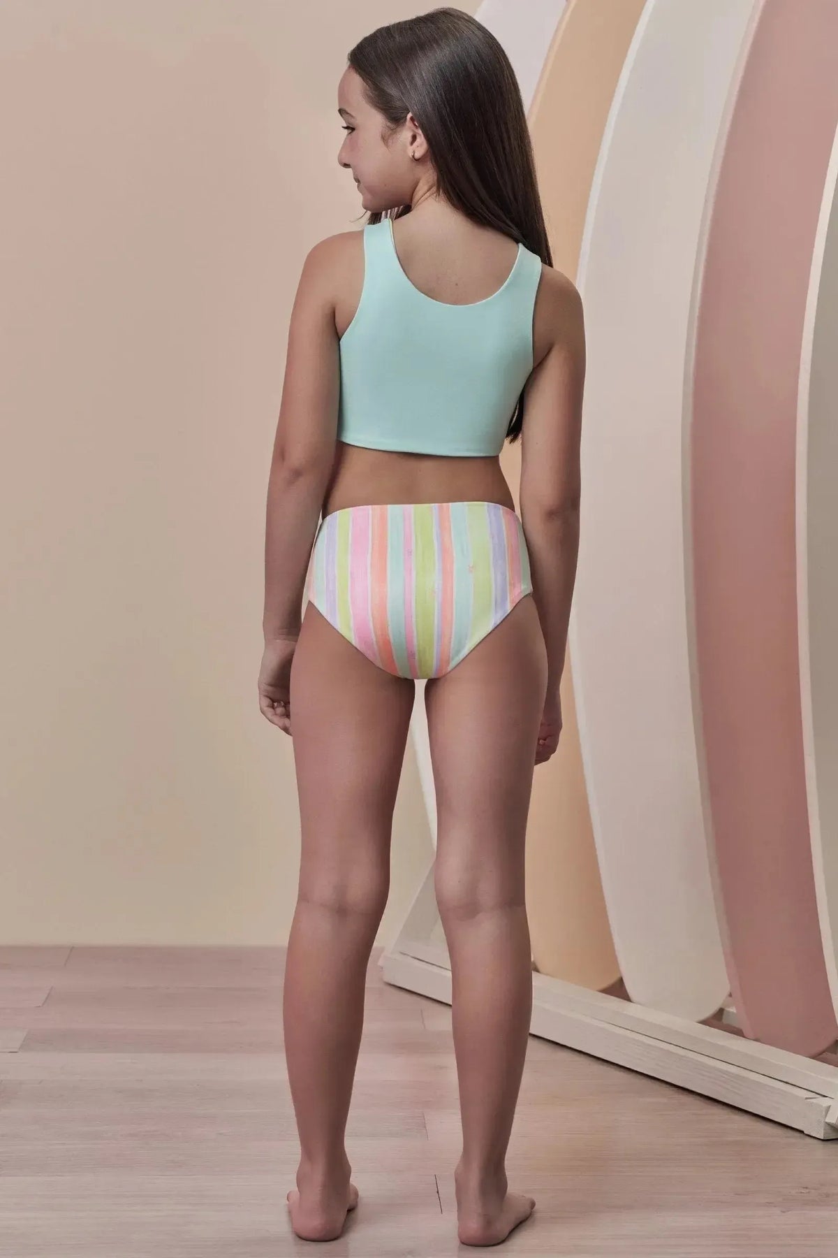 Biquíni Reversível em Malha com Proteção UV50 99463 Vic Teen Menina