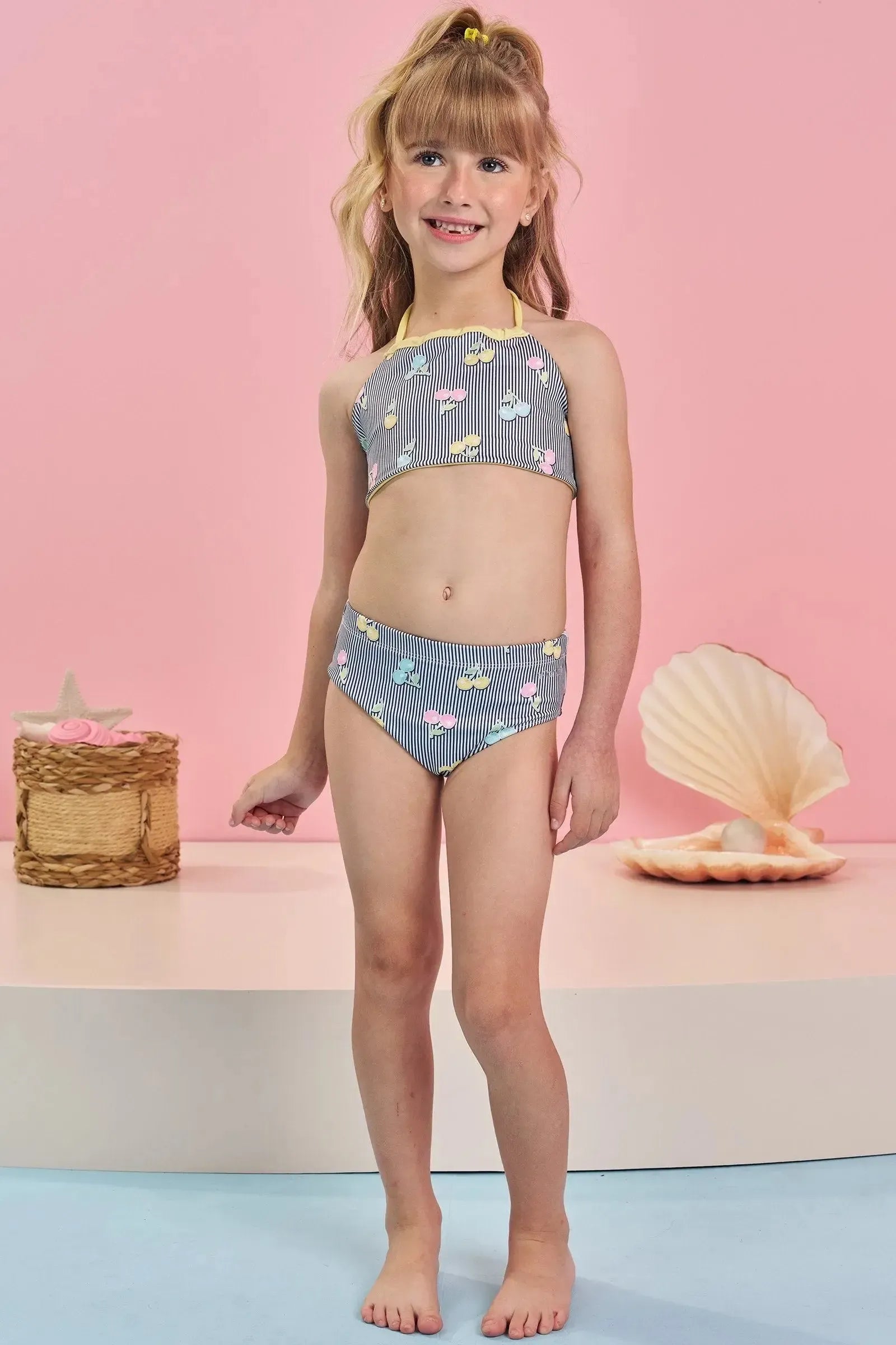 Biquíni Reversível em Malha Uv Dry com Proteção Uv 50+ 84983 Infanti Infantil Menina