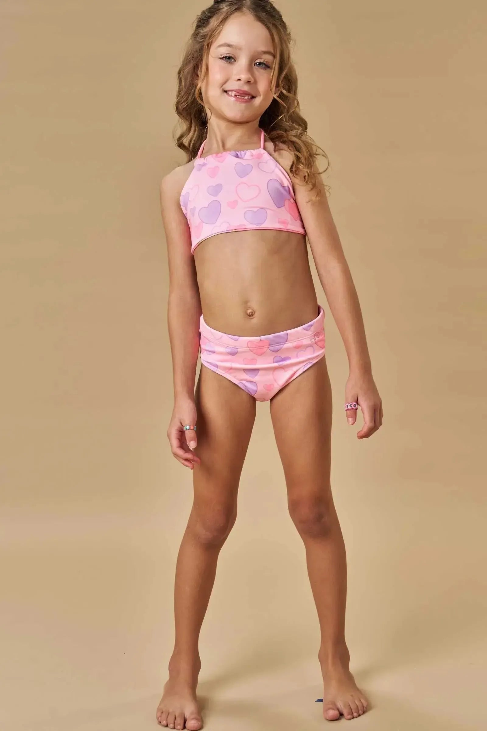 Biquíni Reversível em Malha UV Dry com Proteção UV 50+ 88938 Infanti Infantil Menina