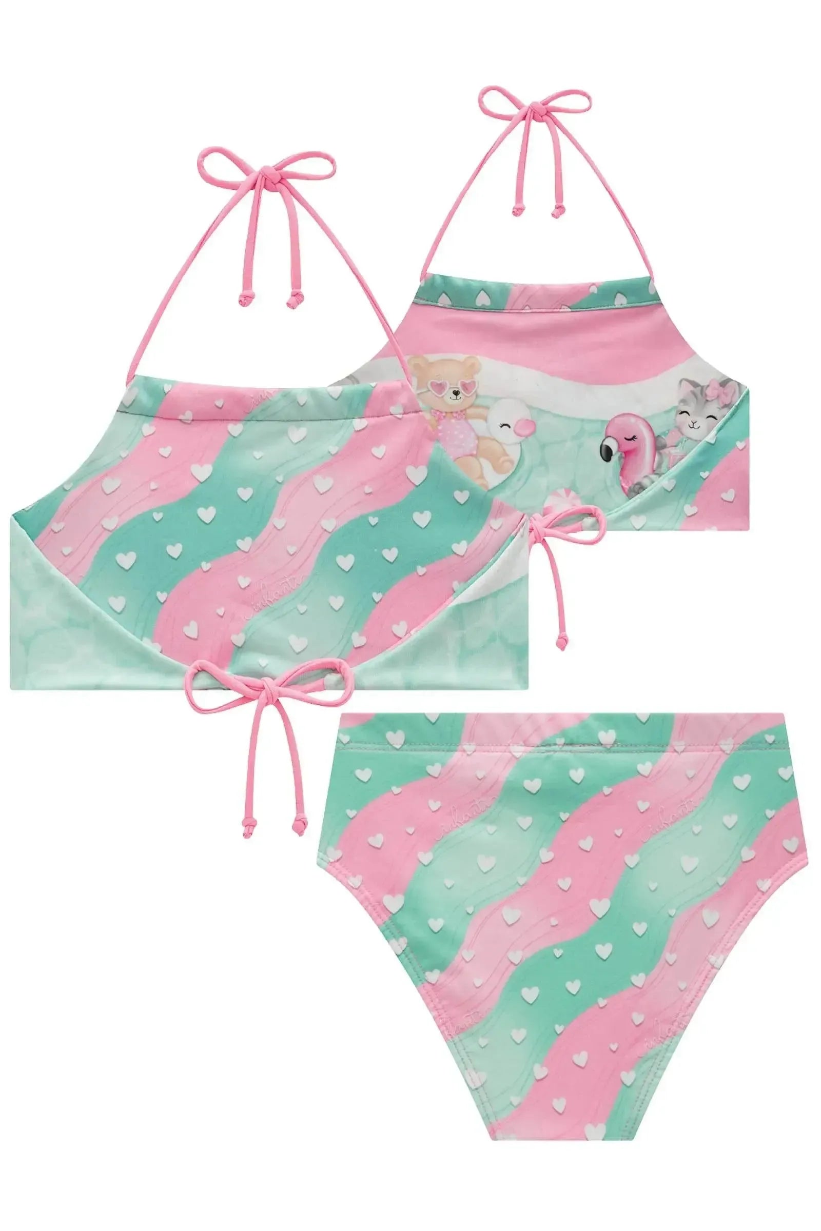 Biquíni Reversível em Malha UV Dry com Proteção UV 50+ 95953 Infanti Infantil Menina