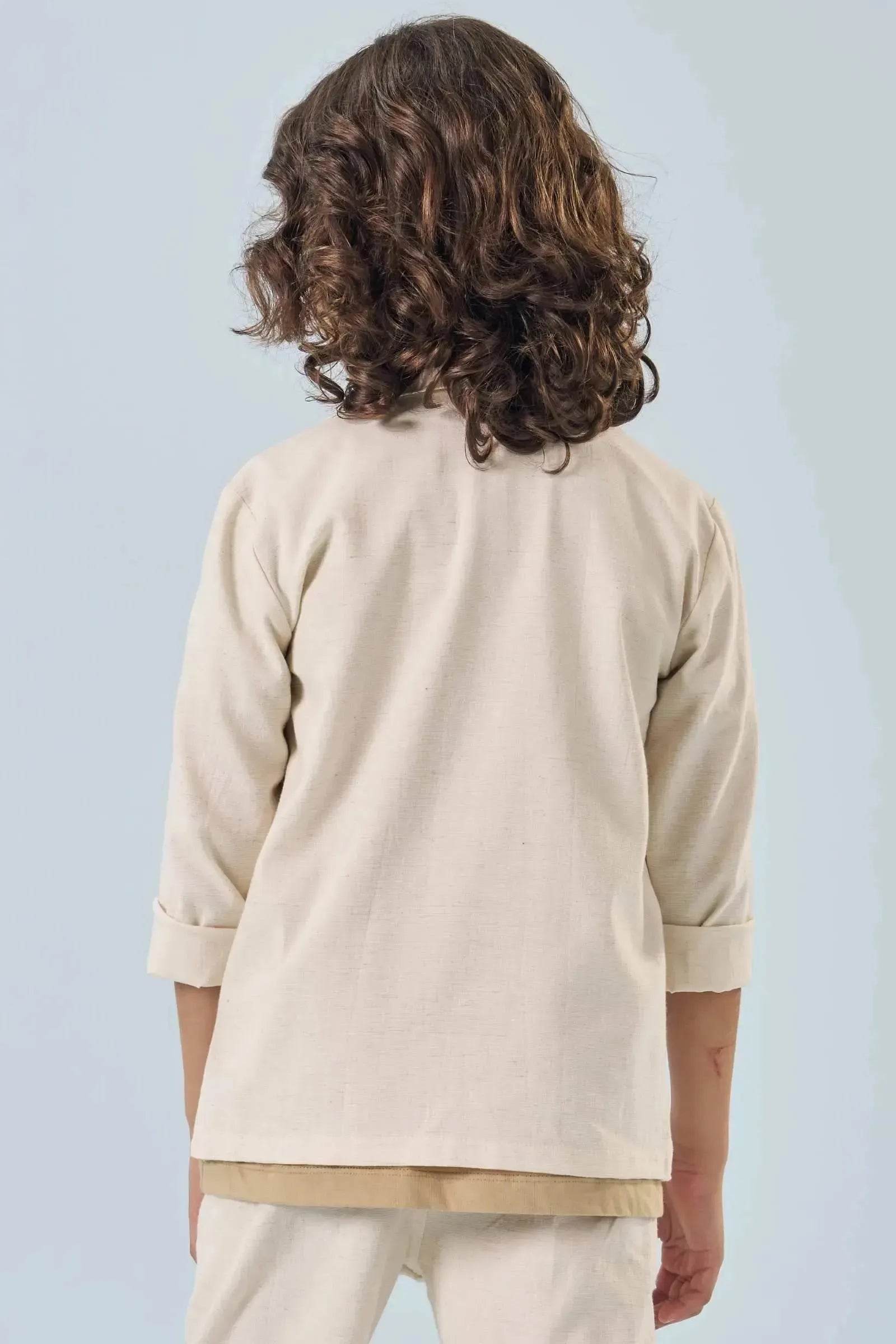 Blazer em Linho Santorine com Elastano 83624 LucBoo Infantil Menino