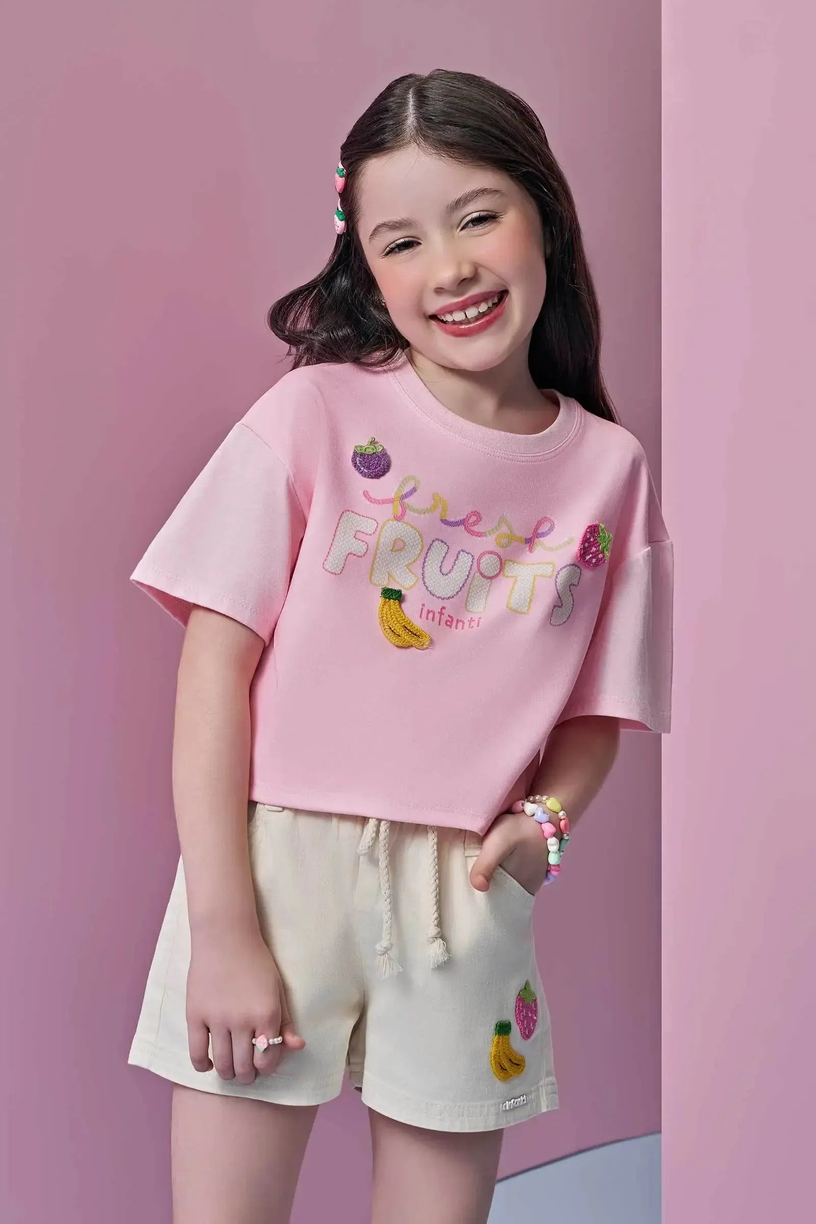 Blusa em Meia Malha 94597 Infanti Infantil Menina