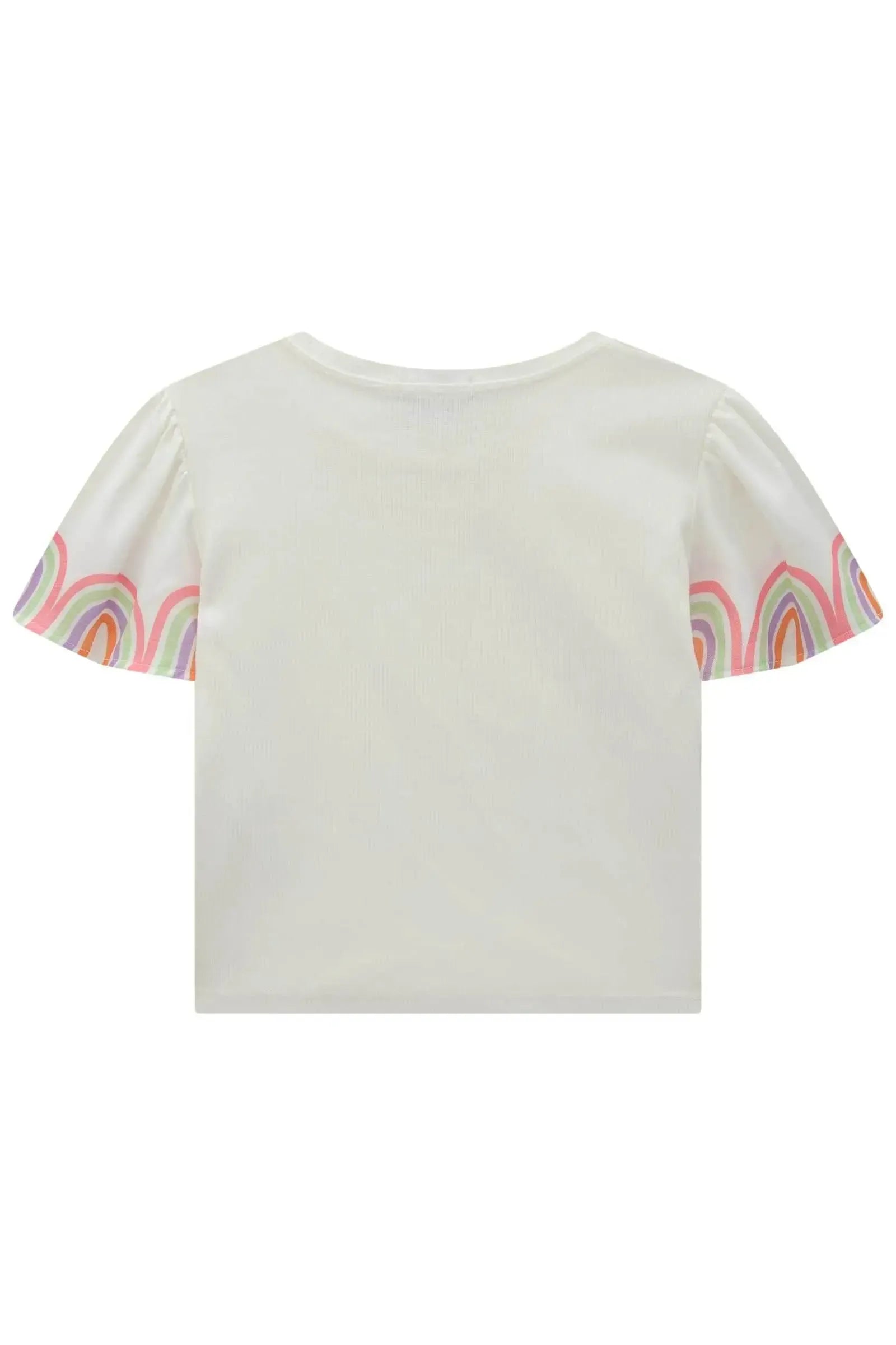 Blusa Boxy em Canelado e Visco Twill 83014 Infanti Infantil Menina