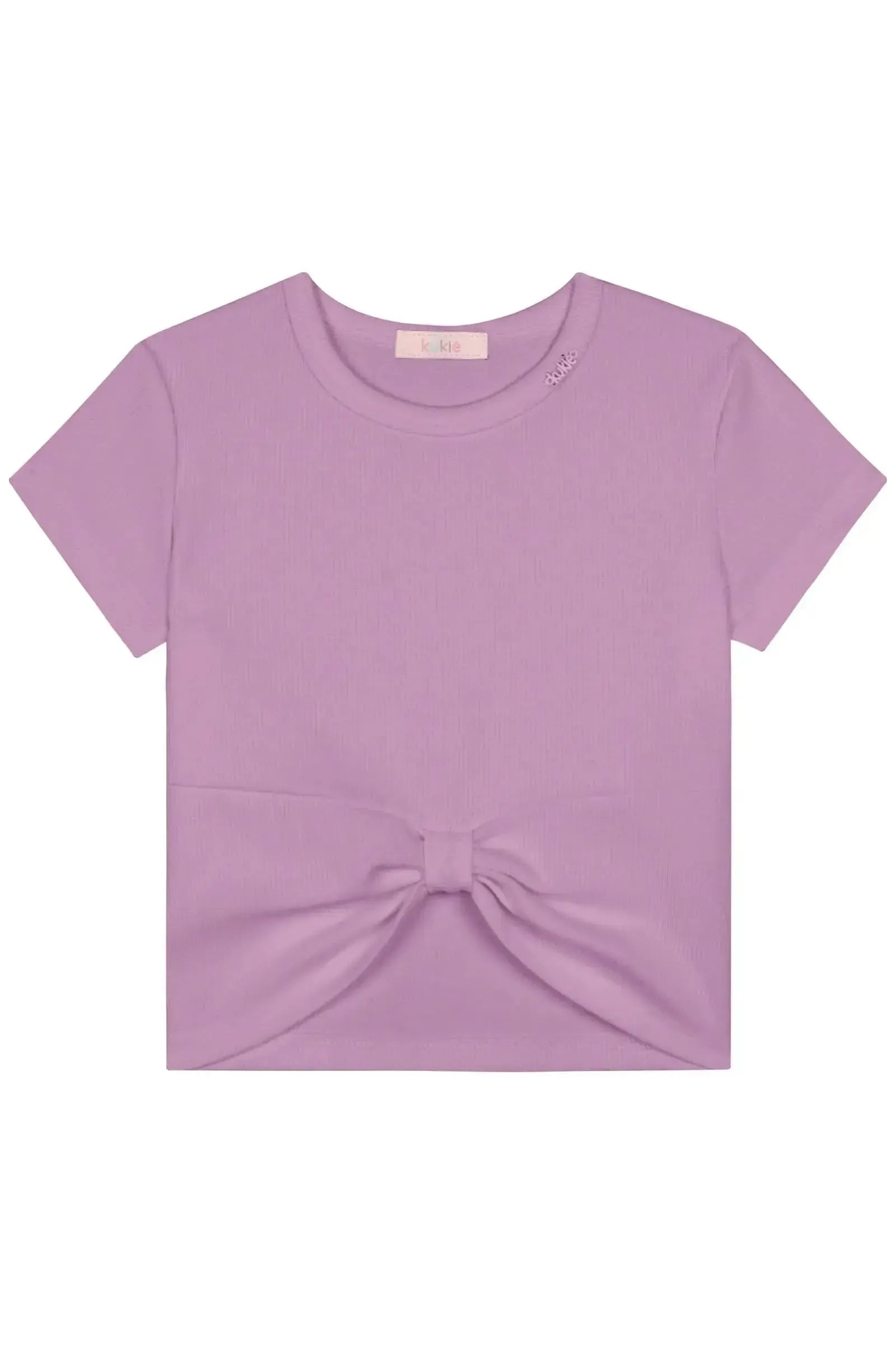 Blusa Boxy em Canelado Liz 82974 Kukiê Infantil Menina
