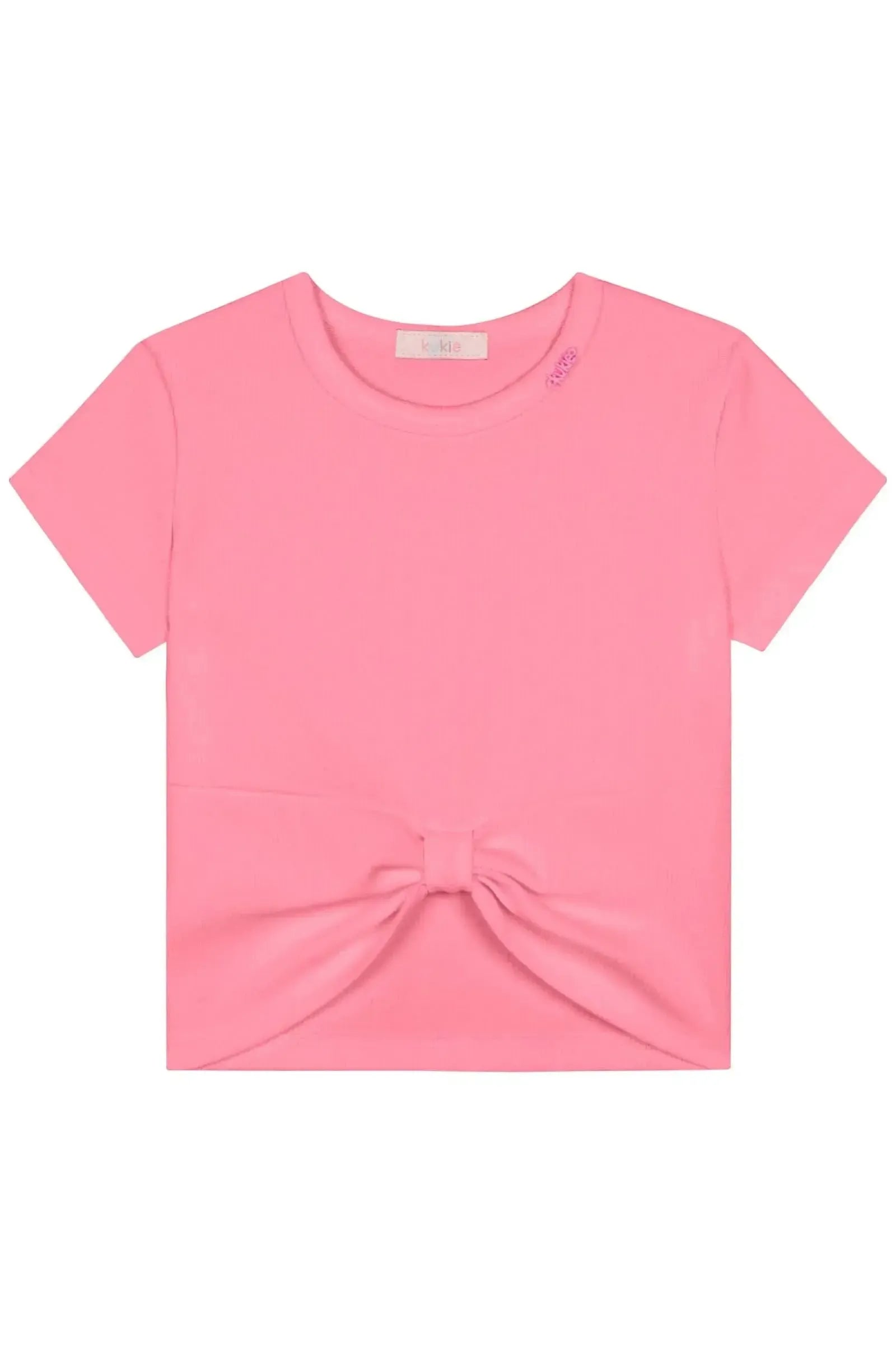 Blusa Boxy em Canelado Liz 82974 Kukiê Infantil Menina
