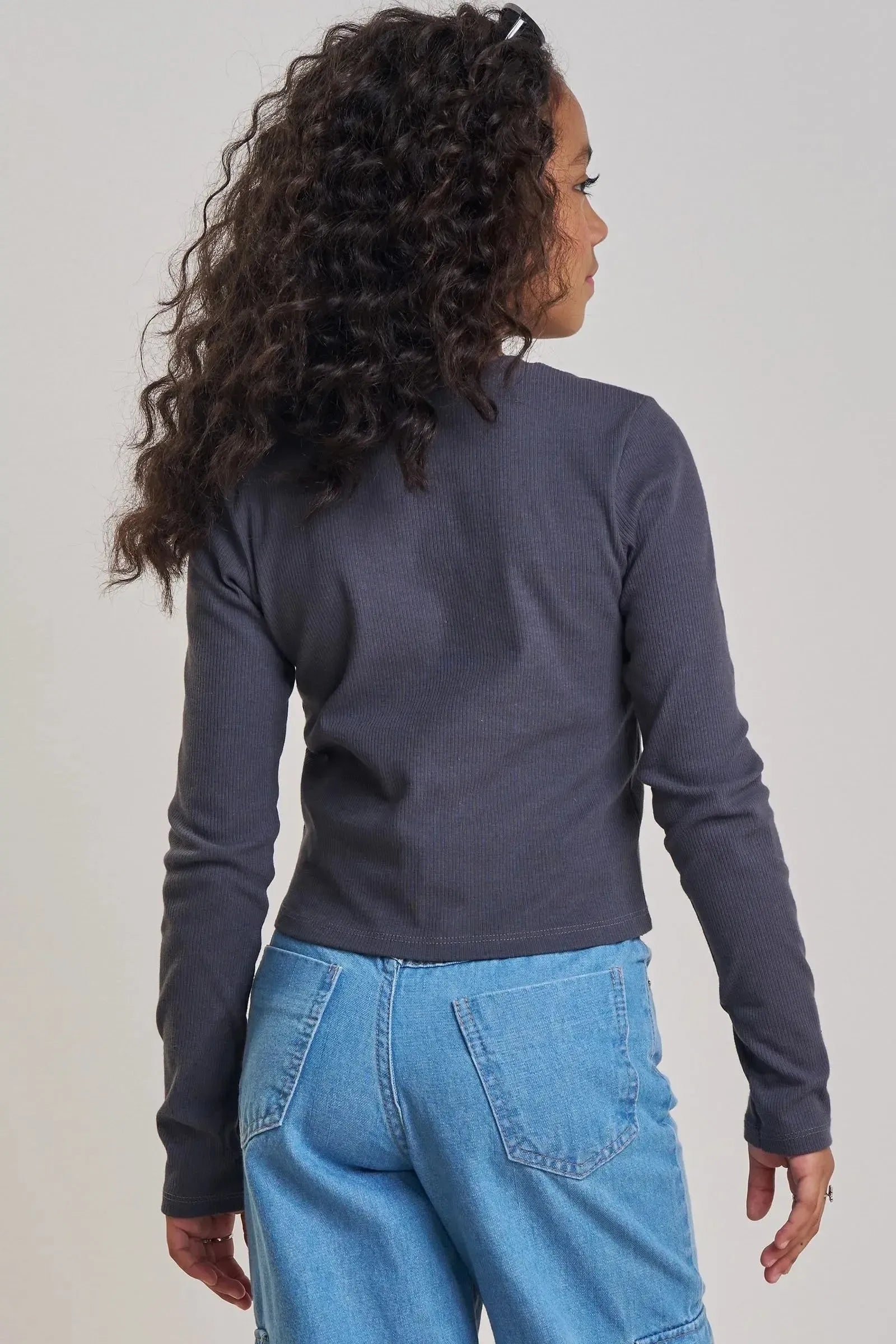 Blusa Boxy em Canelado Liz 90610 Vic&Vicky Teen Menina