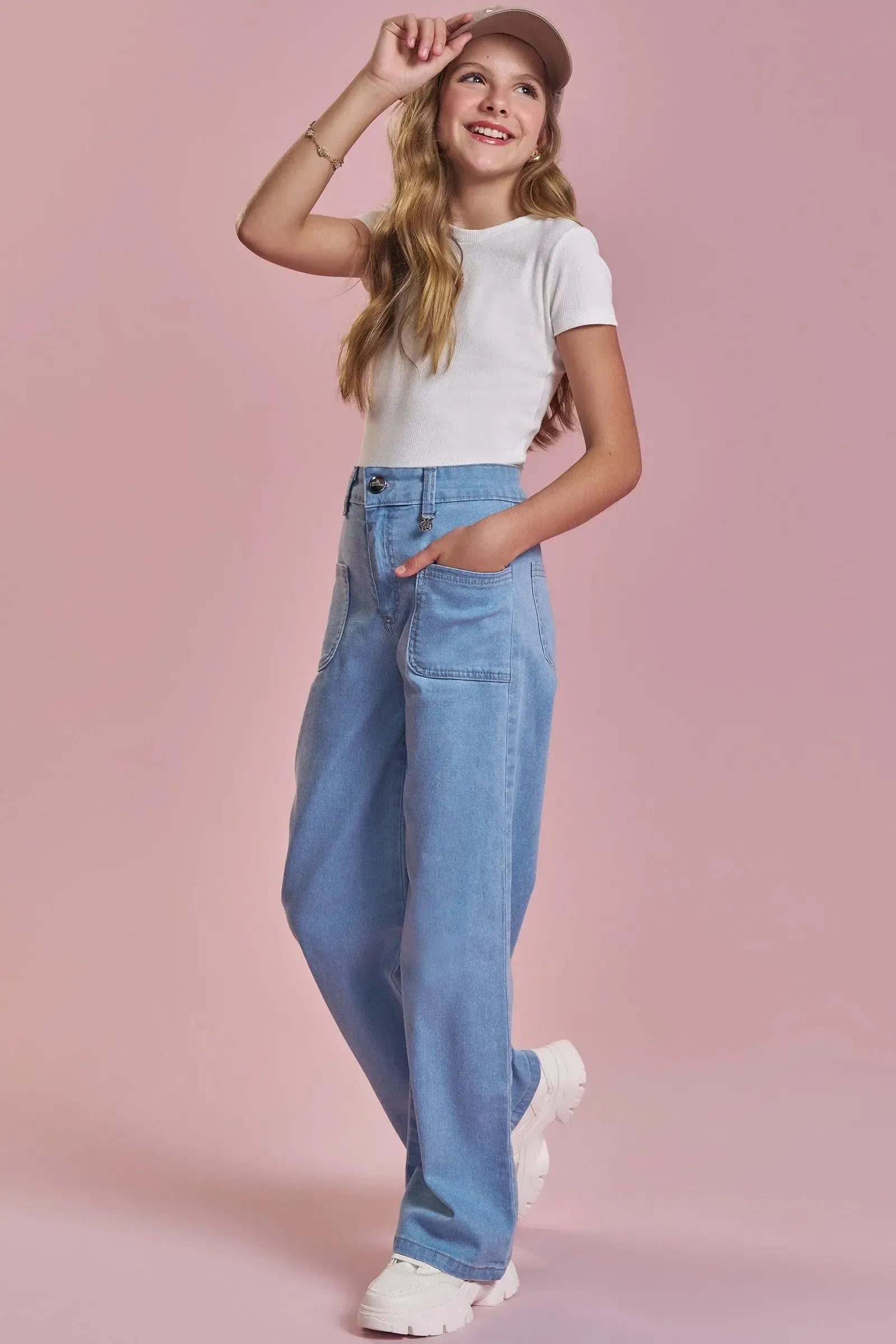 Blusa Boxy em Canelado Liz 93275 Lilimoon Teen Menina