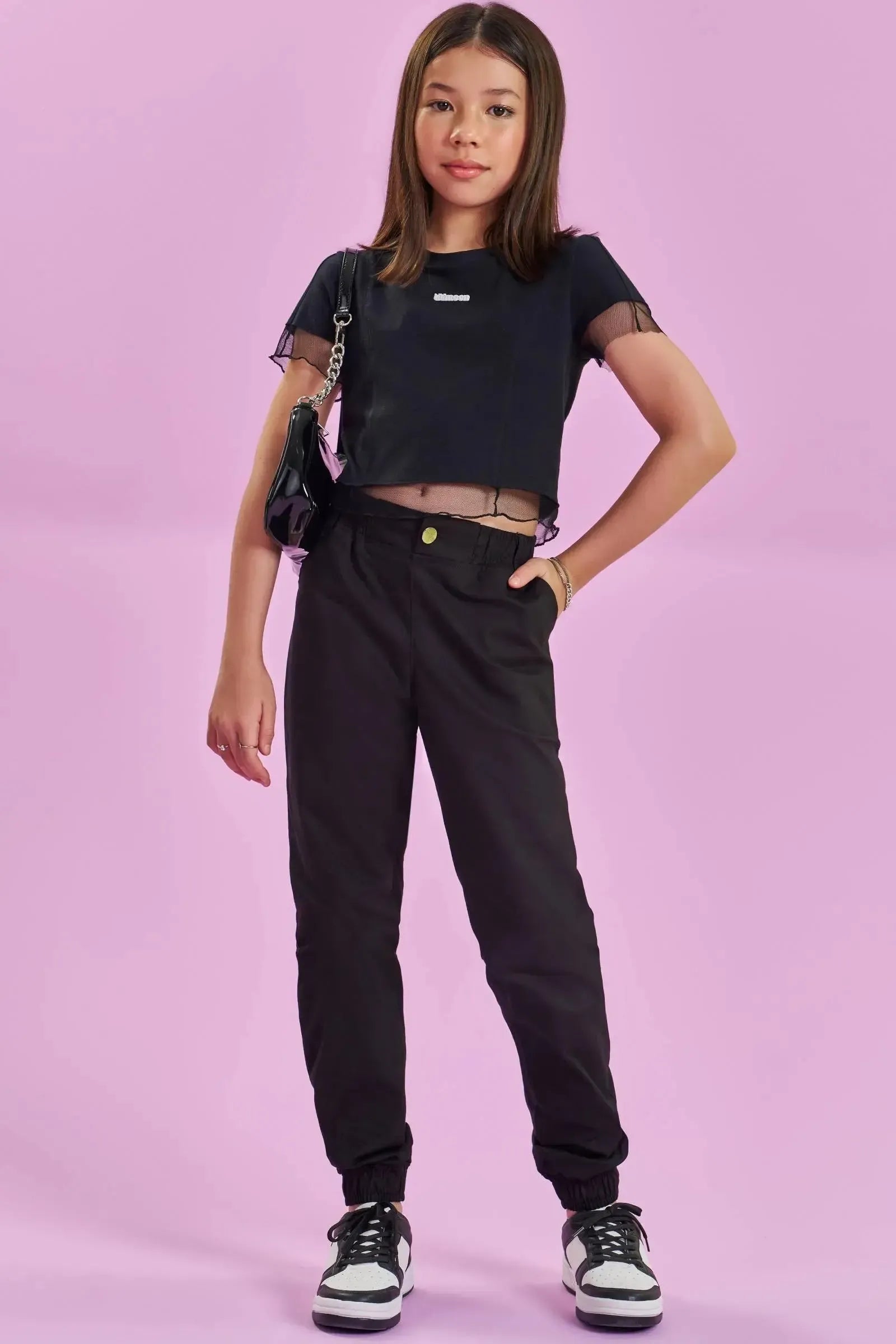Blusa Boxy em Cotton 82975 Lilimoon Teen Menina