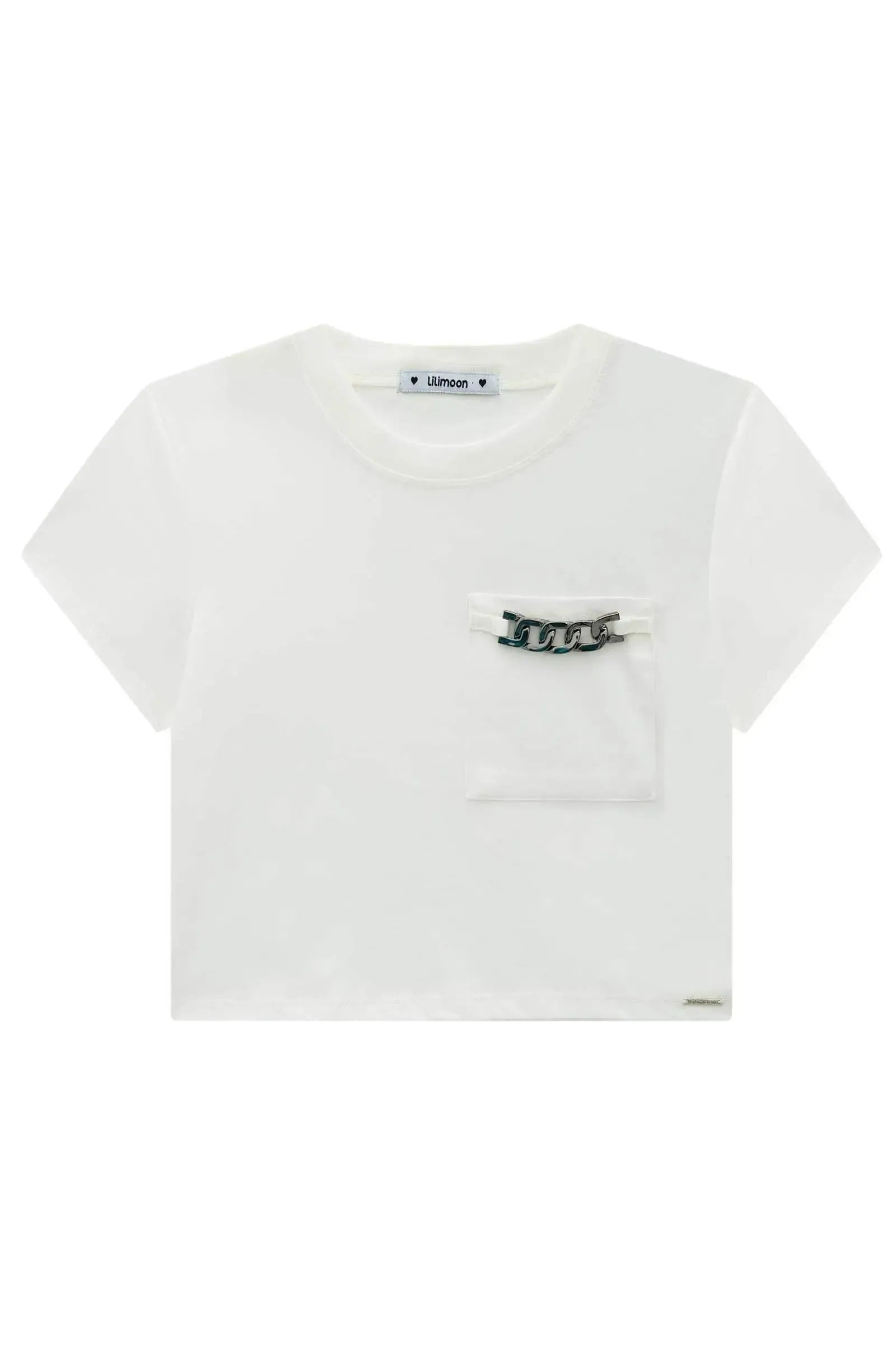 Blusa Boxy em Meia Malha 89037 Lilimoon Teen Menina