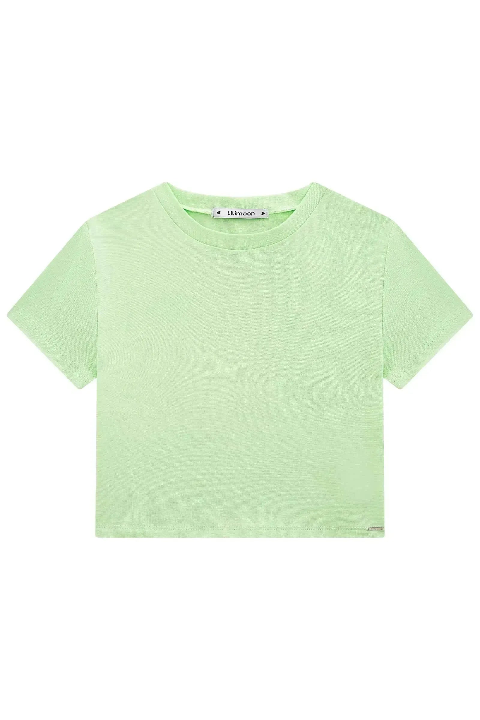 Blusa Boxy em Ribana 1x1 82889 Lilimoon Teen Menina