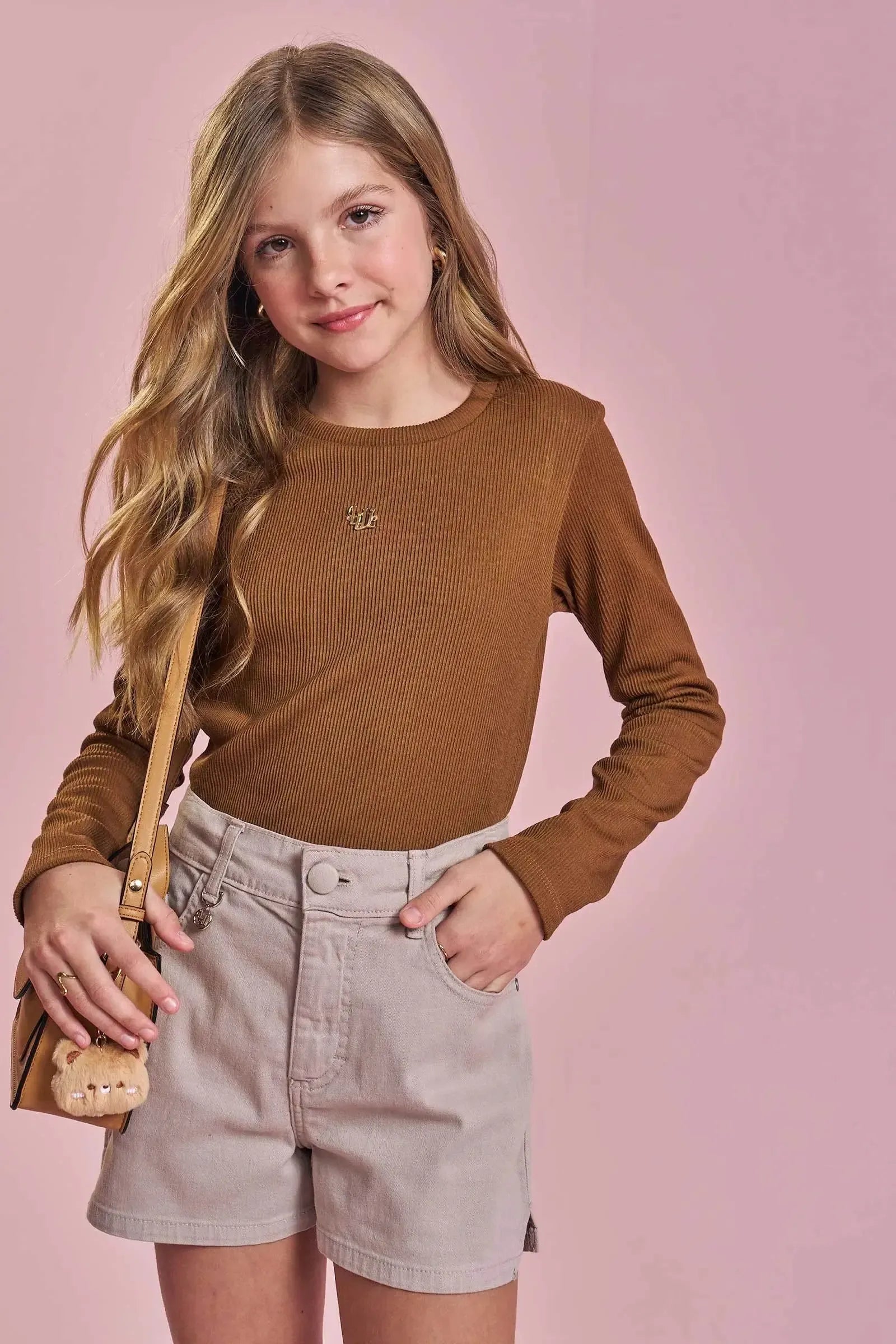Blusa Boxy em Soft Line 89142 Lilimoon Teen Menina
