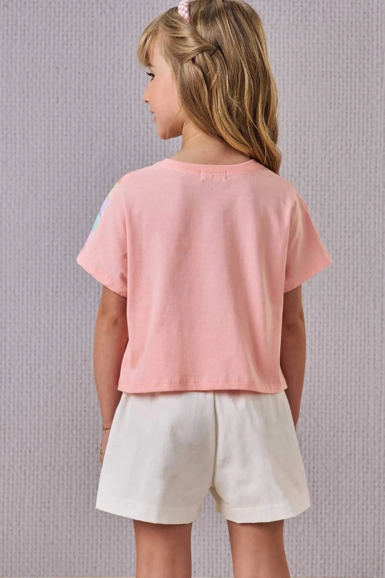 Blusa Boxy Over em Meia Malha 86491 Infanti Infantil Menina