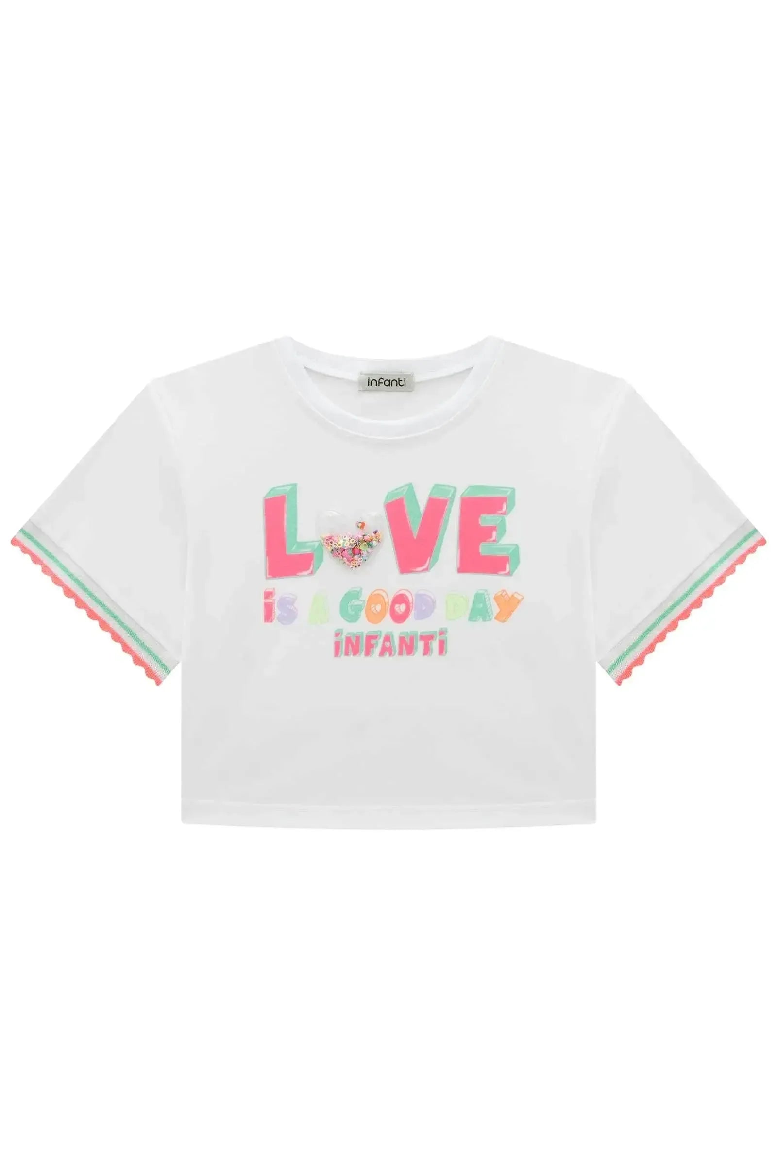 Blusa Boxy Over em Meia Malha 86920 Infanti Infantil Menina